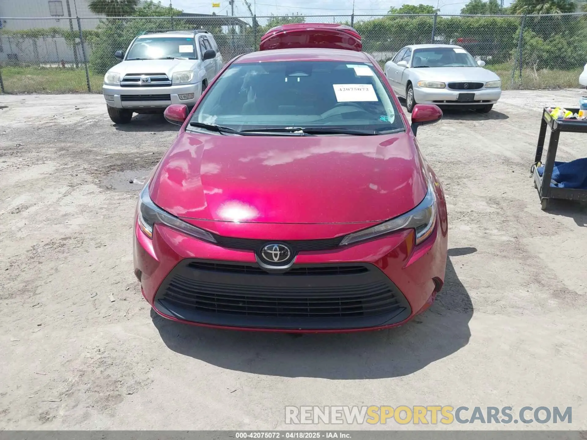 13 fotografías del automóvil dañado 5YFB4MDEXSP232303 TOYOTA COROLLA 2025