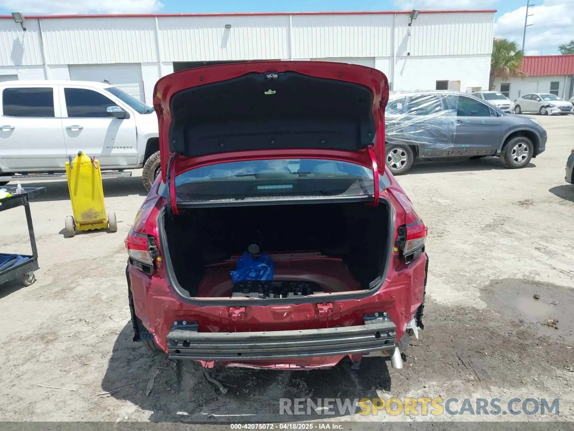 17 fotografías del automóvil dañado 5YFB4MDEXSP232303 TOYOTA COROLLA 2025