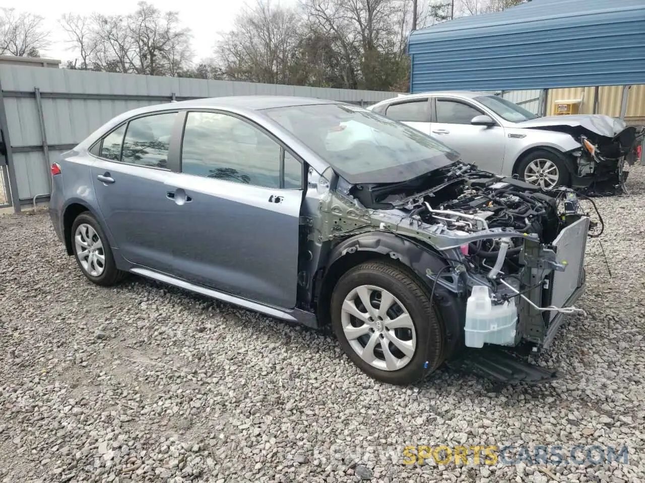 4 fotografías del automóvil dañado 5YFB4MDEXSP252048 TOYOTA COROLLA 2025