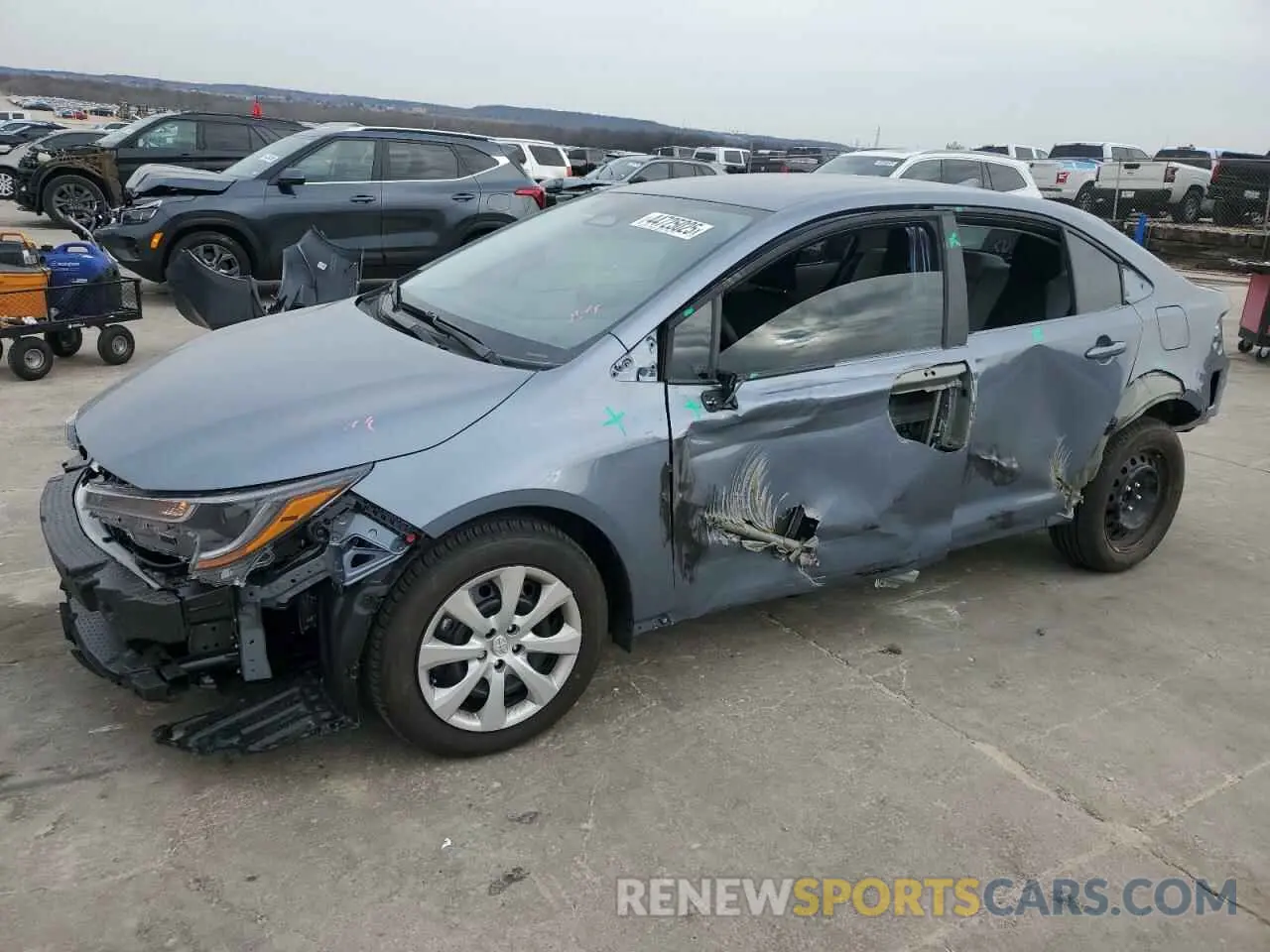1 fotografías del automóvil dañado 5YFB4MDEXSP256021 TOYOTA COROLLA 2025