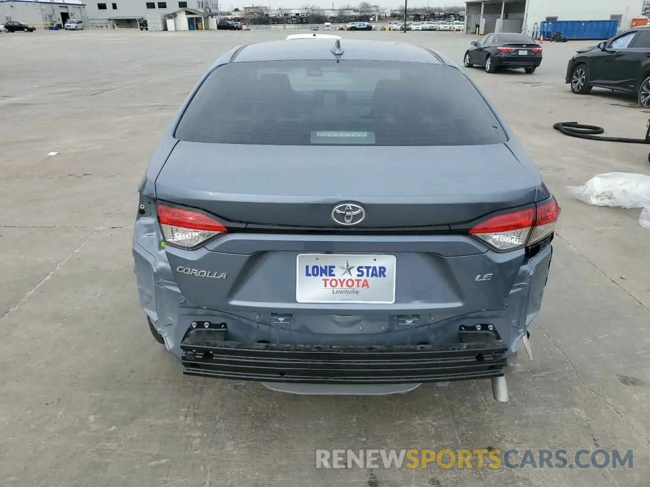 6 fotografías del automóvil dañado 5YFB4MDEXSP256021 TOYOTA COROLLA 2025