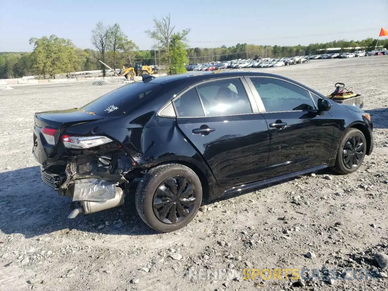 3 fotografías del automóvil dañado 5YFB4MDEXSP256293 TOYOTA COROLLA 2025