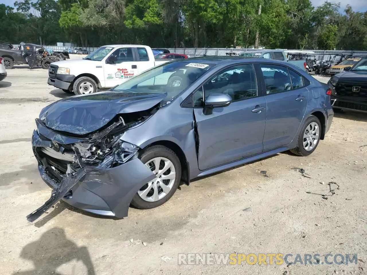 1 fotografías del automóvil dañado 5YFB4MDEXSP262515 TOYOTA COROLLA 2025