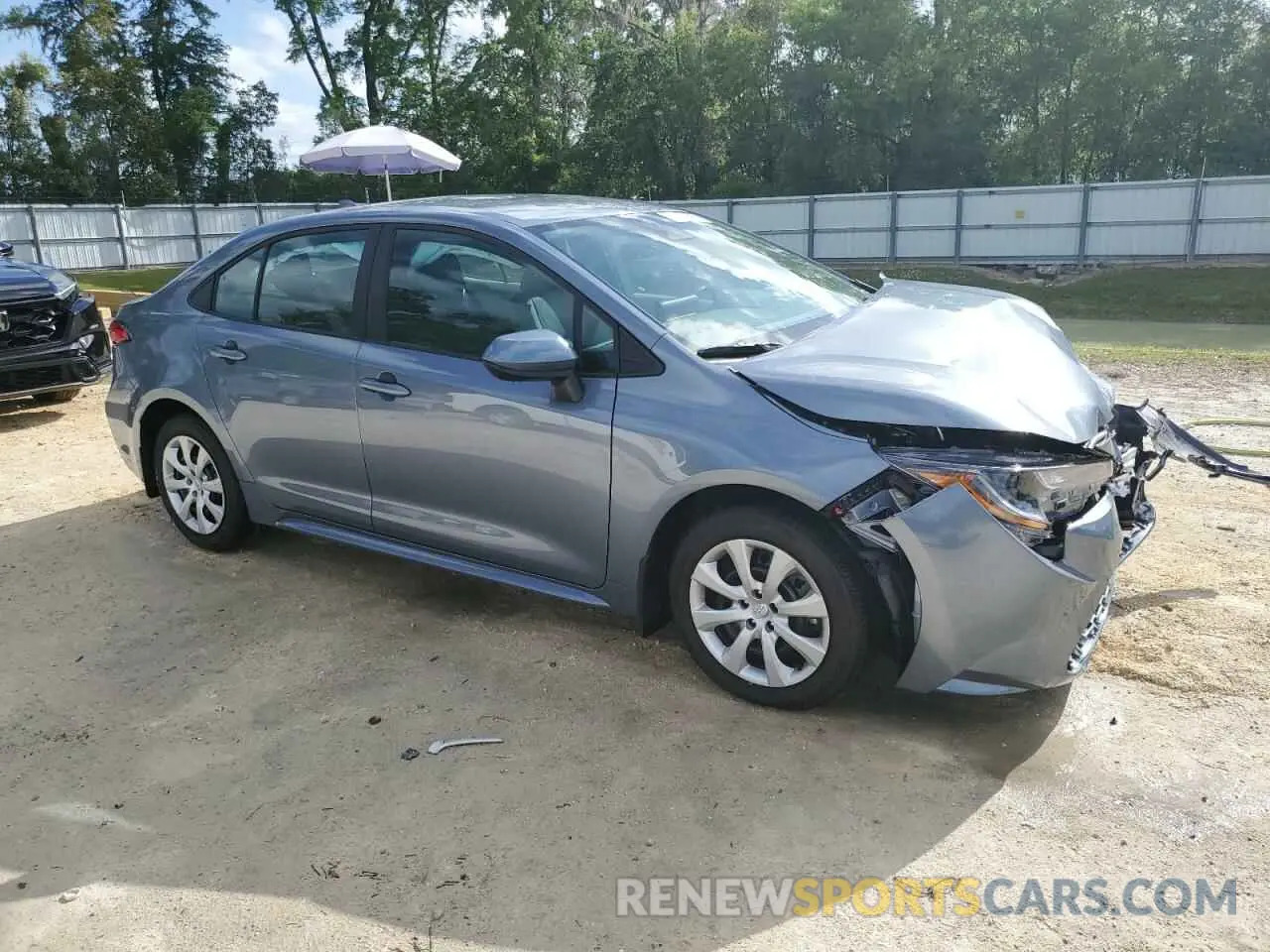 4 fotografías del automóvil dañado 5YFB4MDEXSP262515 TOYOTA COROLLA 2025