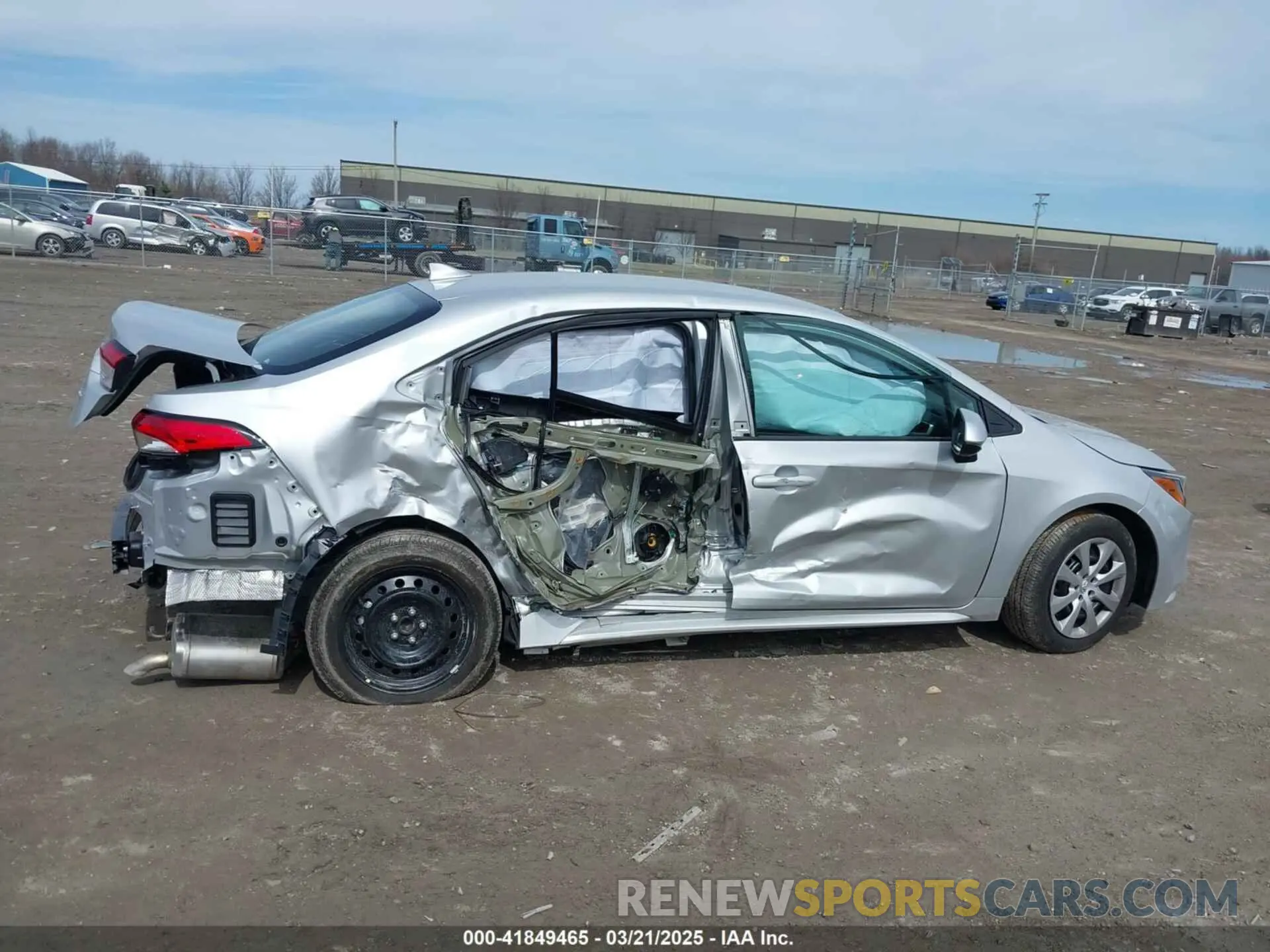 12 fotografías del automóvil dañado 5YFB4MDEXSP270663 TOYOTA COROLLA 2025
