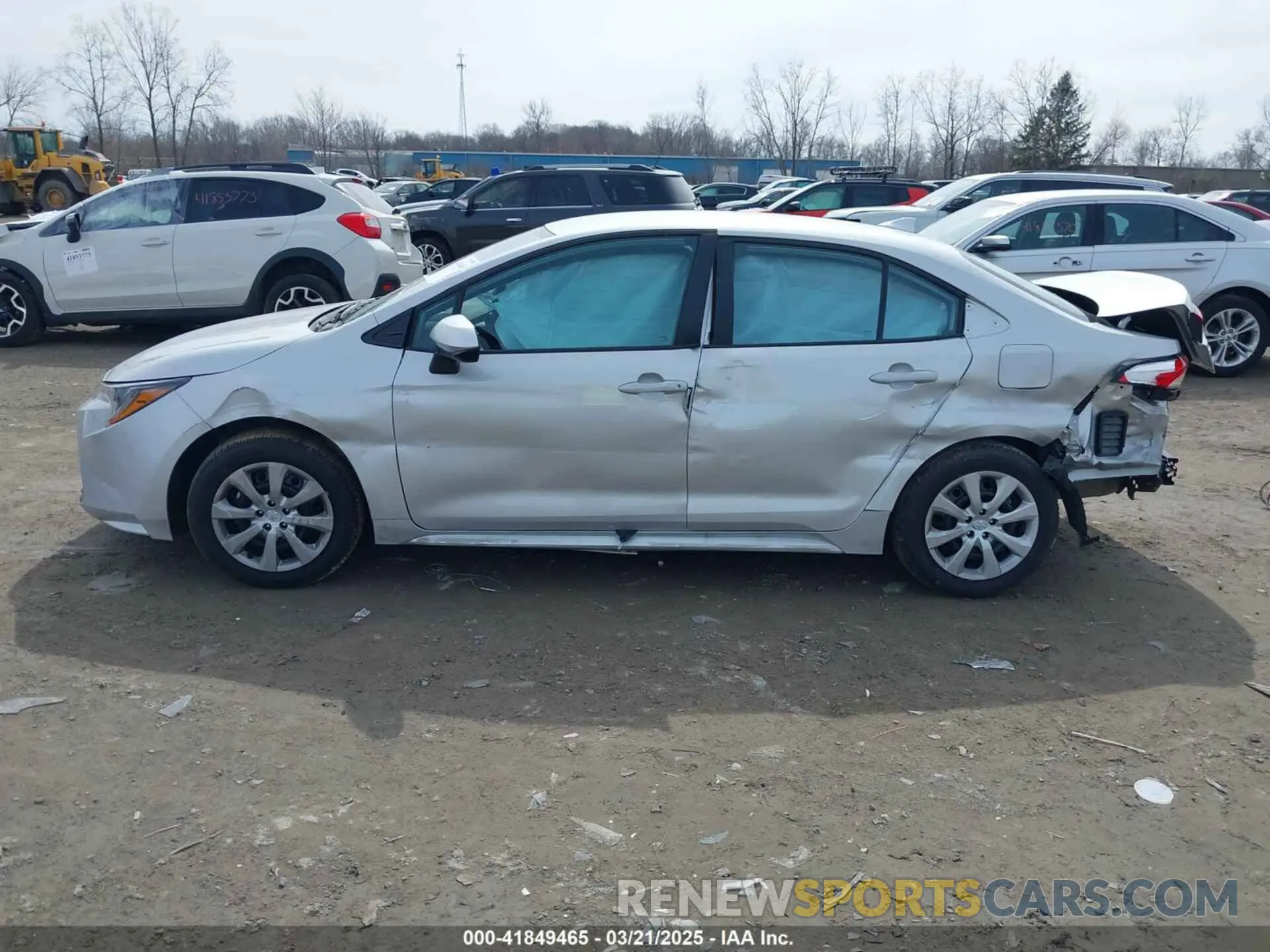 13 fotografías del automóvil dañado 5YFB4MDEXSP270663 TOYOTA COROLLA 2025