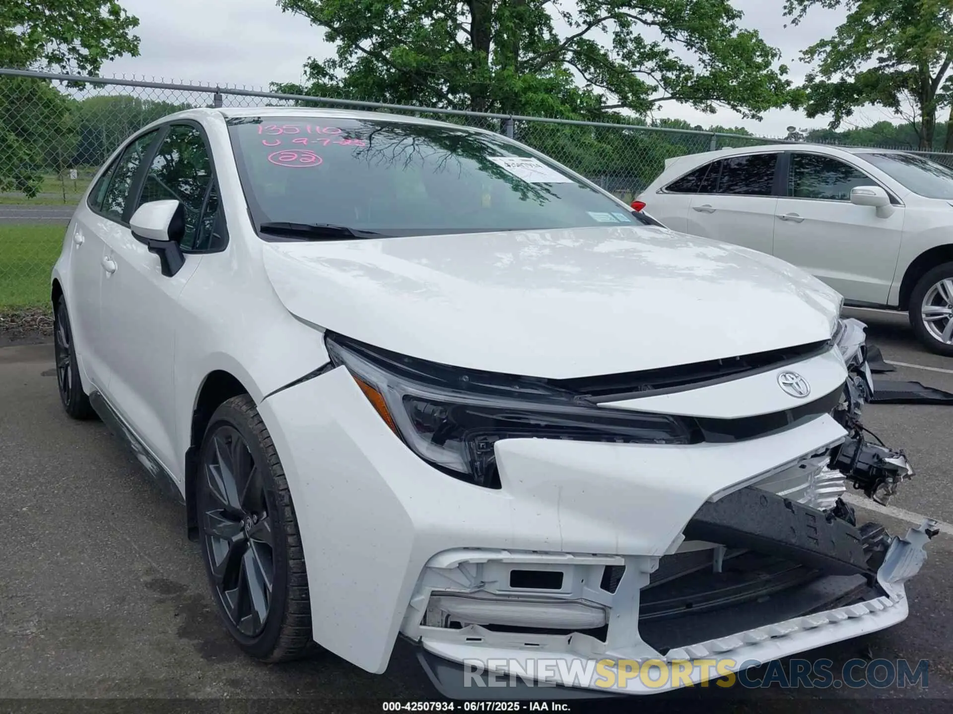 1 fotografías del automóvil dañado 5YFP4MCE9SP219338 TOYOTA COROLLA 2025