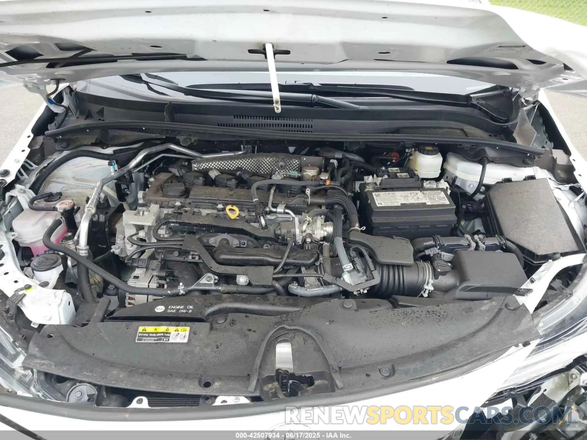 10 fotografías del automóvil dañado 5YFP4MCE9SP219338 TOYOTA COROLLA 2025