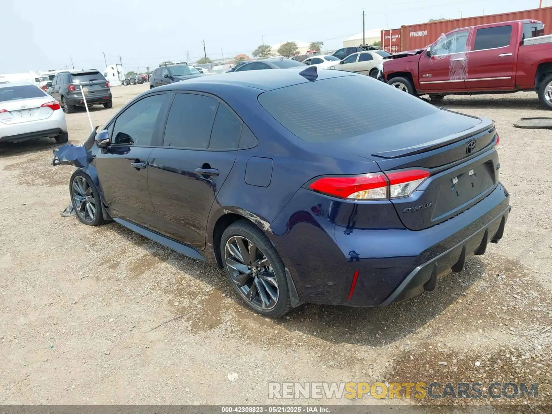 3 fotografías del automóvil dañado 5YFS4MCE1SP233096 TOYOTA COROLLA 2025