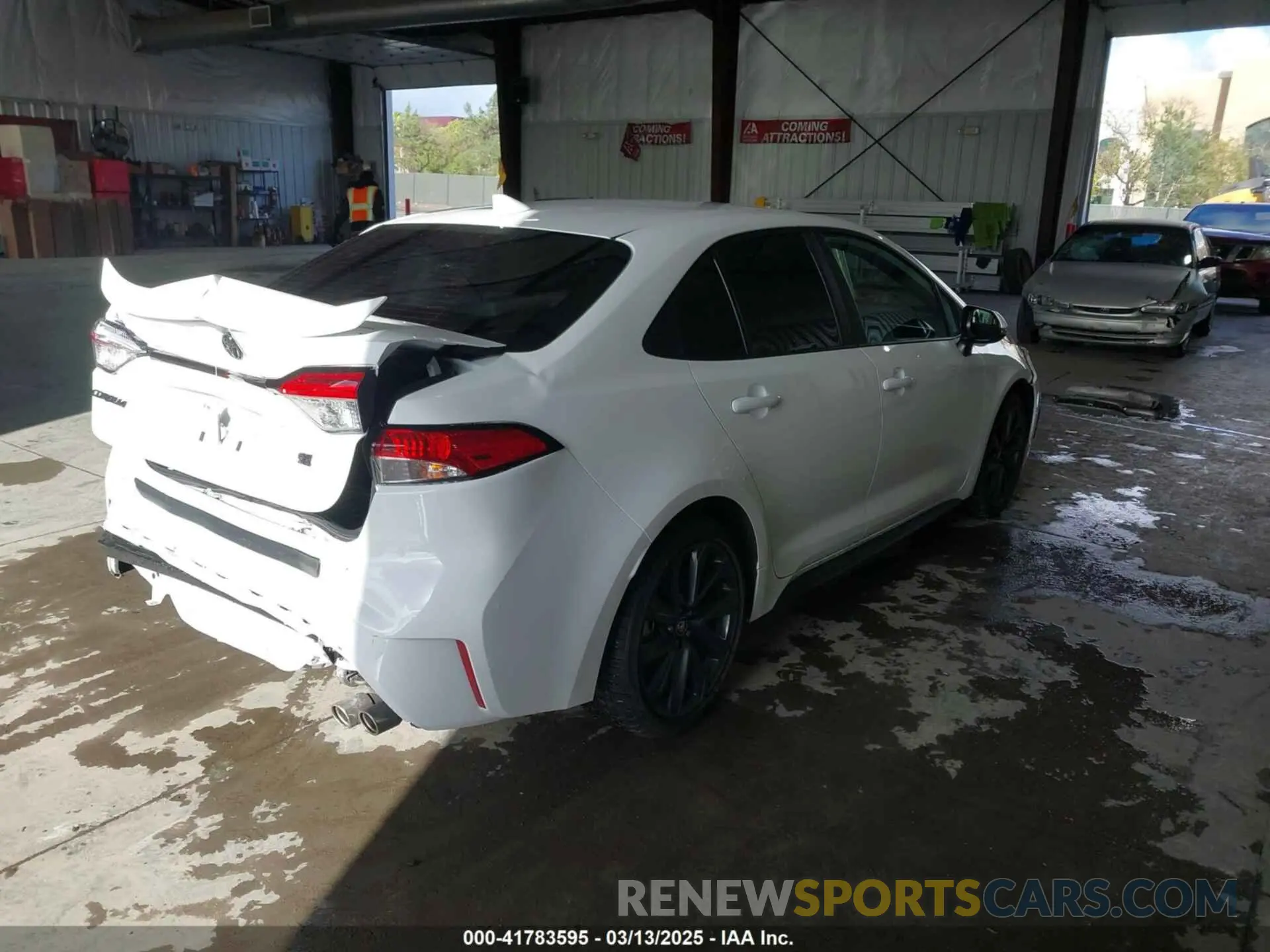 4 fotografías del automóvil dañado 5YFS4MCE3SP220933 TOYOTA COROLLA 2025