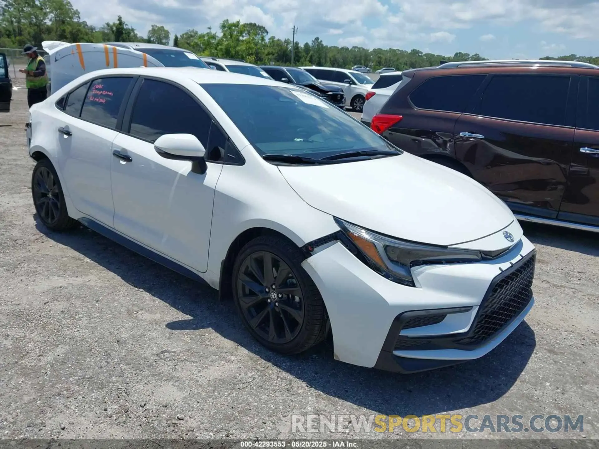 1 fotografías del automóvil dañado 5YFS4MCE3SP223699 TOYOTA COROLLA 2025