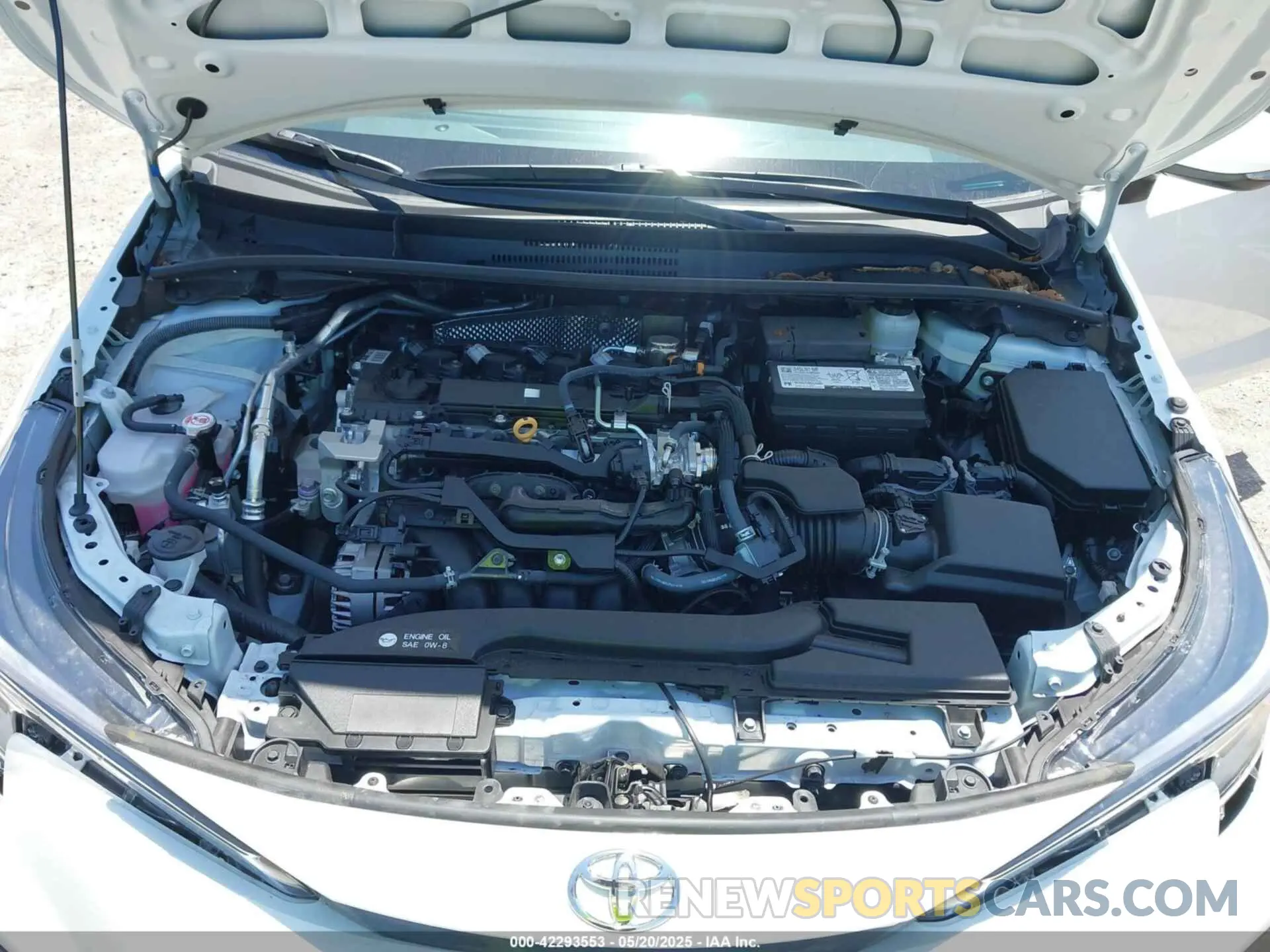 10 fotografías del automóvil dañado 5YFS4MCE3SP223699 TOYOTA COROLLA 2025