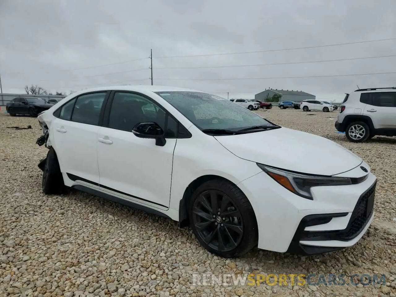 4 fotografías del automóvil dañado 5YFS4MCE3SP224349 TOYOTA COROLLA 2025