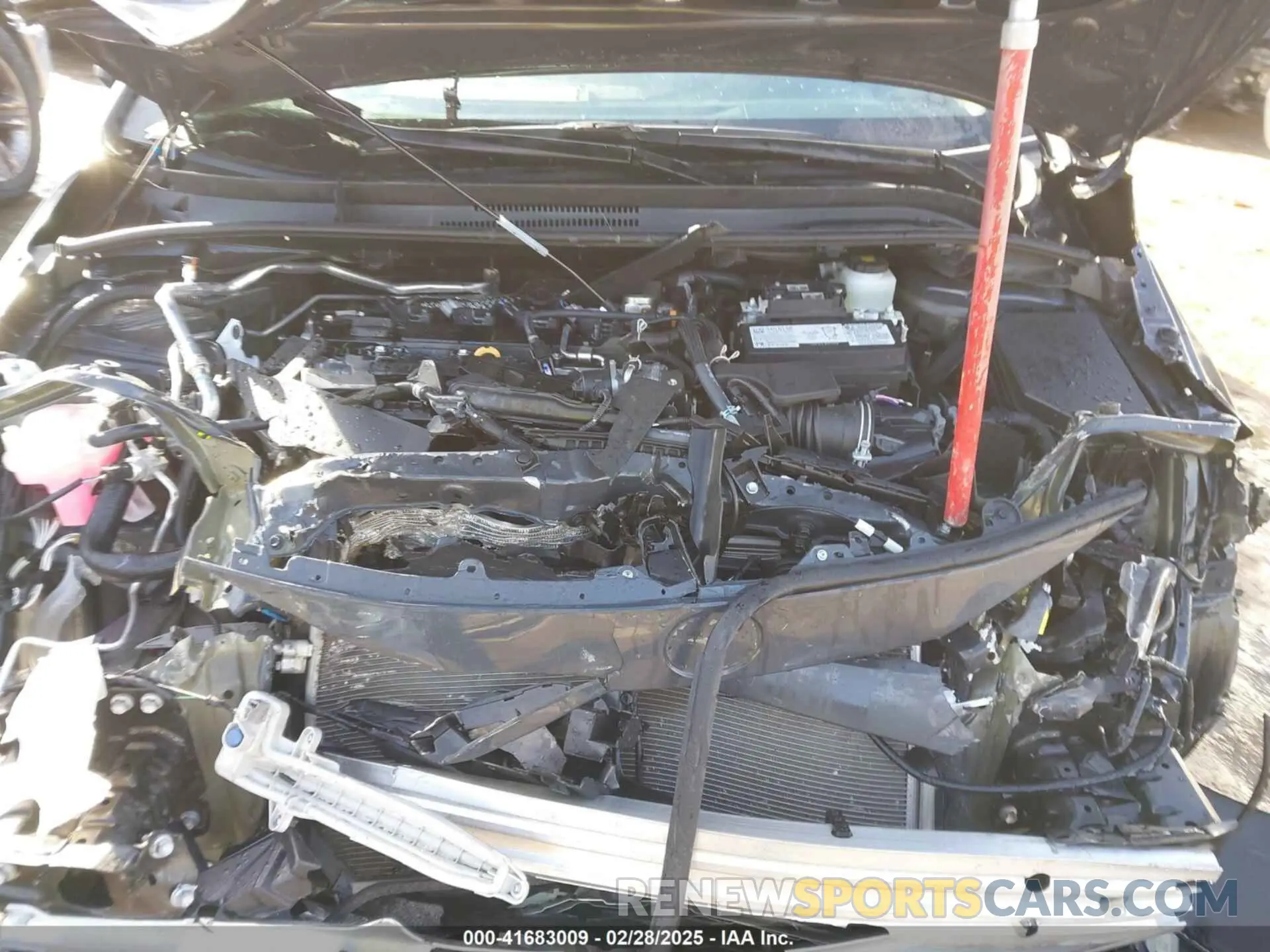 10 fotografías del automóvil dañado 5YFS4MCE4SP221489 TOYOTA COROLLA 2025