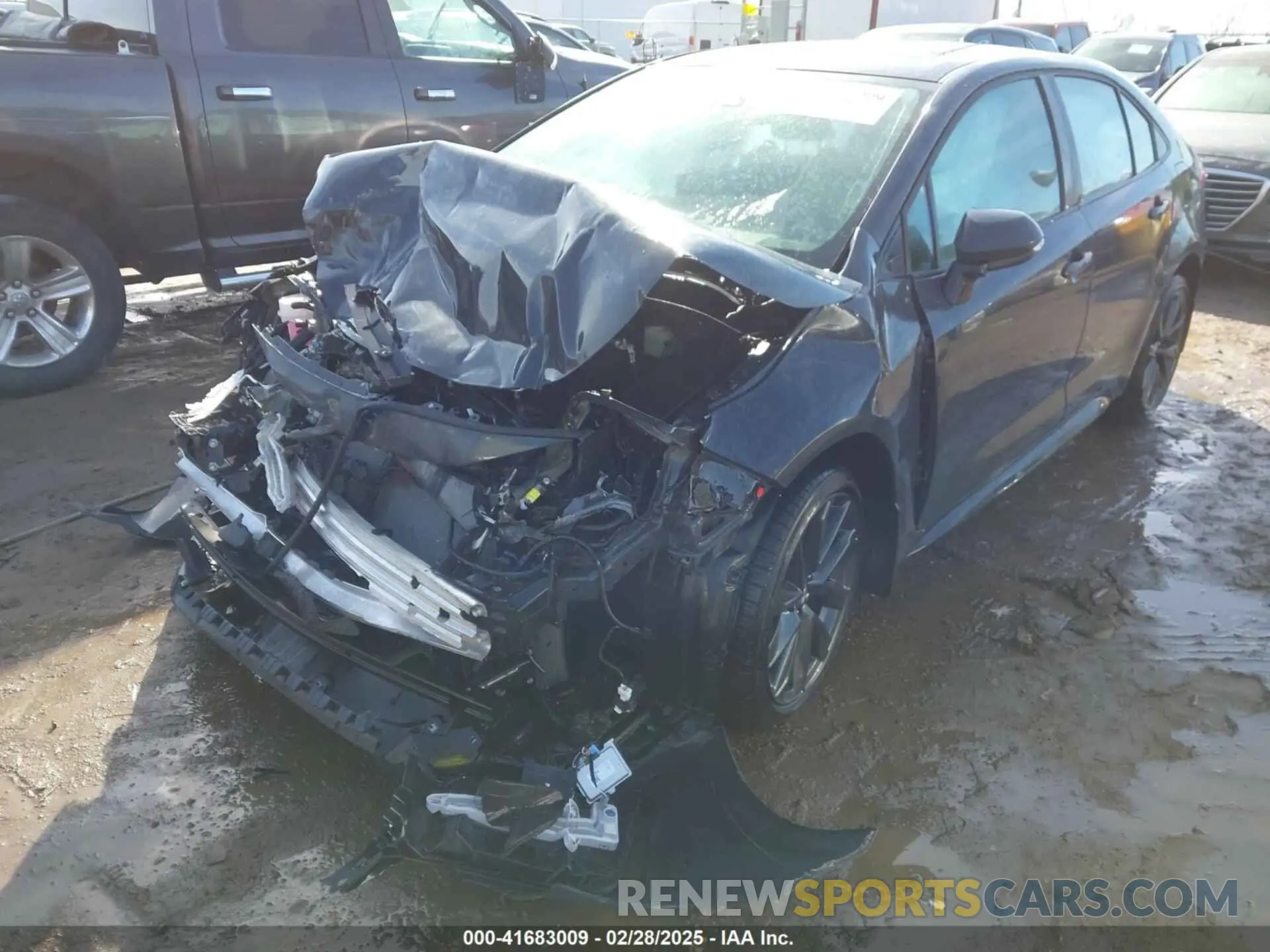 6 fotografías del automóvil dañado 5YFS4MCE4SP221489 TOYOTA COROLLA 2025