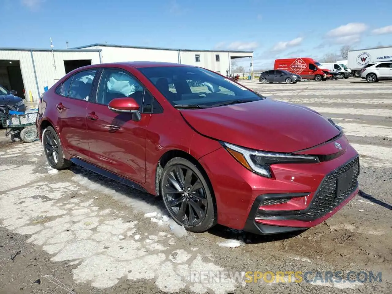 4 fotografías del automóvil dañado 5YFS4MCE4SP223856 TOYOTA COROLLA 2025