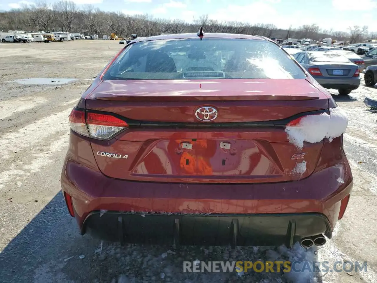 6 fotografías del automóvil dañado 5YFS4MCE4SP223856 TOYOTA COROLLA 2025