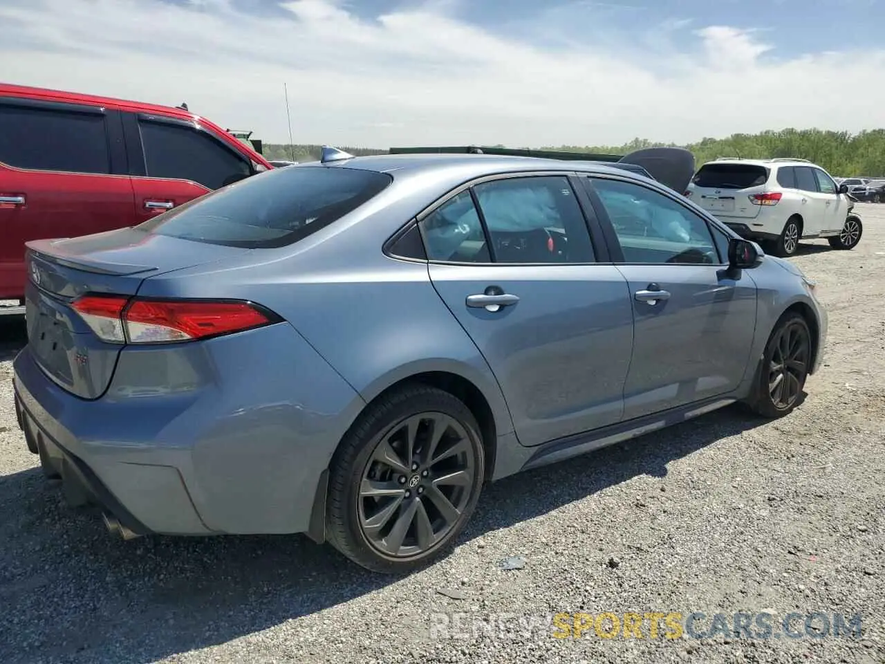 3 fotografías del automóvil dañado 5YFS4MCE5SP221033 TOYOTA COROLLA 2025