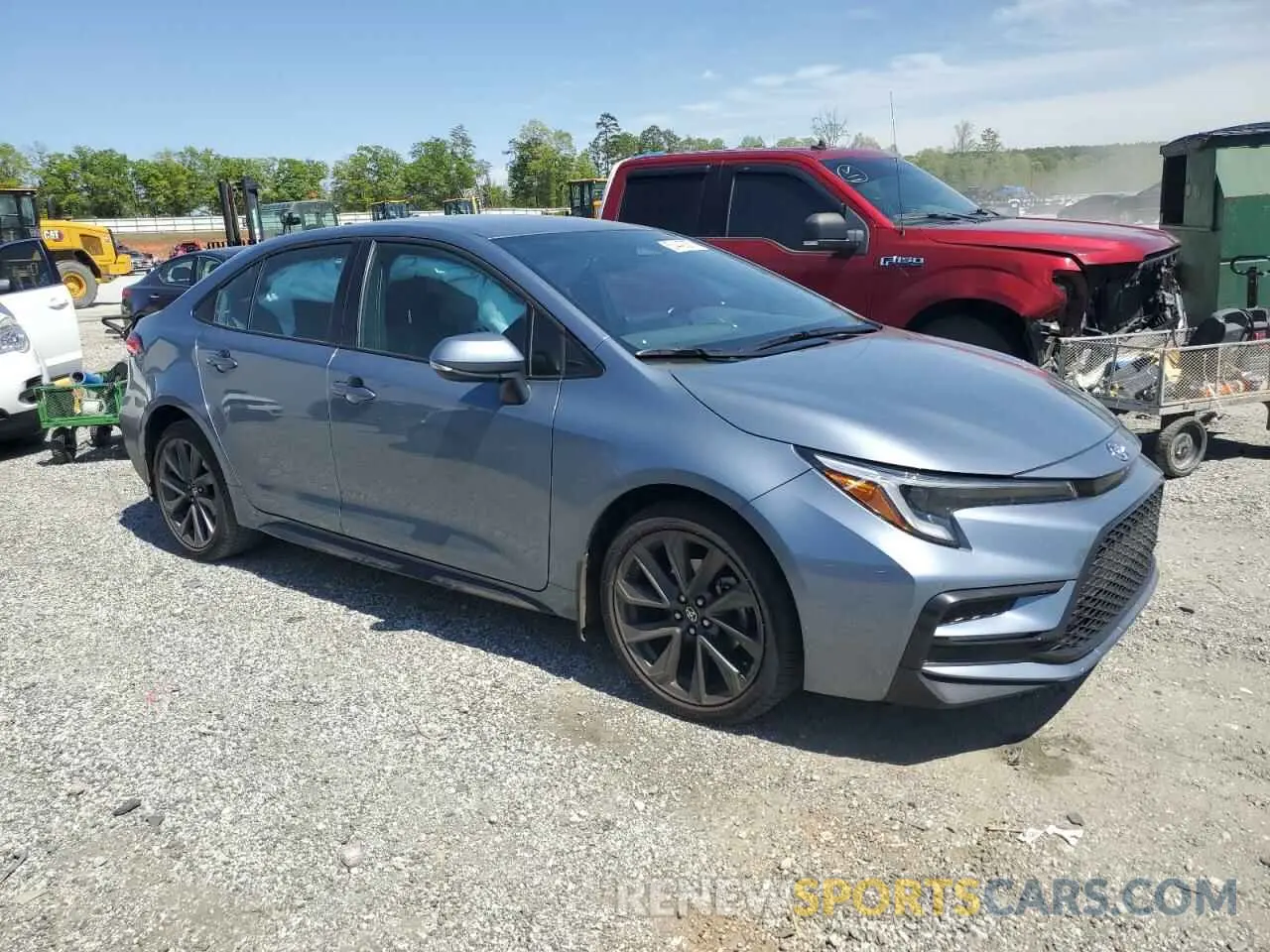 4 fotografías del automóvil dañado 5YFS4MCE5SP221033 TOYOTA COROLLA 2025
