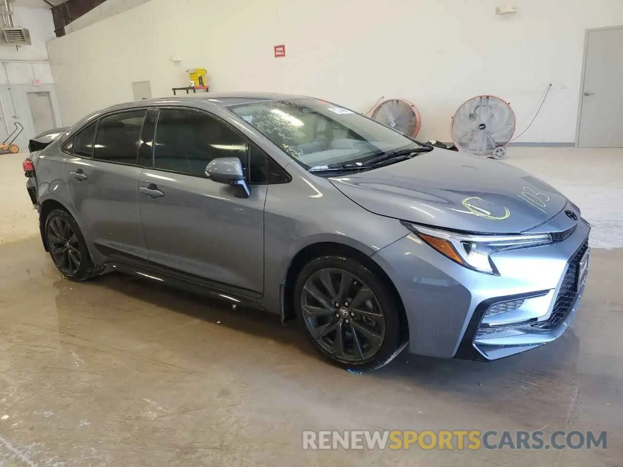 4 fotografías del automóvil dañado 5YFS4MCE5SP227155 TOYOTA COROLLA 2025