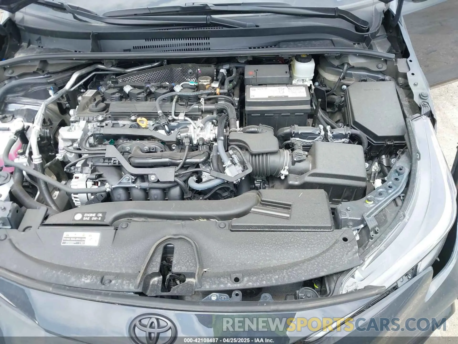10 fotografías del automóvil dañado 5YFS4MCE6SP229741 TOYOTA COROLLA 2025