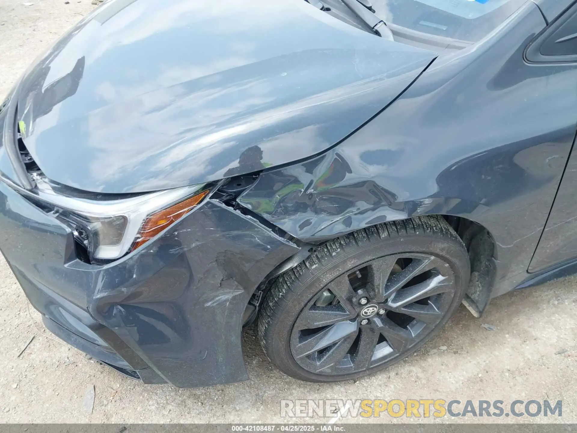 6 fotografías del automóvil dañado 5YFS4MCE6SP229741 TOYOTA COROLLA 2025