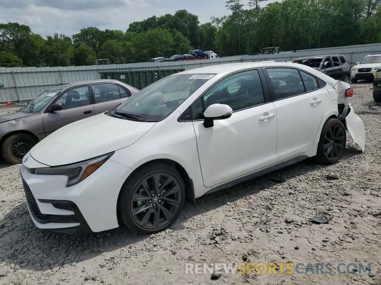 1 fotografías del automóvil dañado 5YFS4MCE6SP234762 TOYOTA COROLLA 2025
