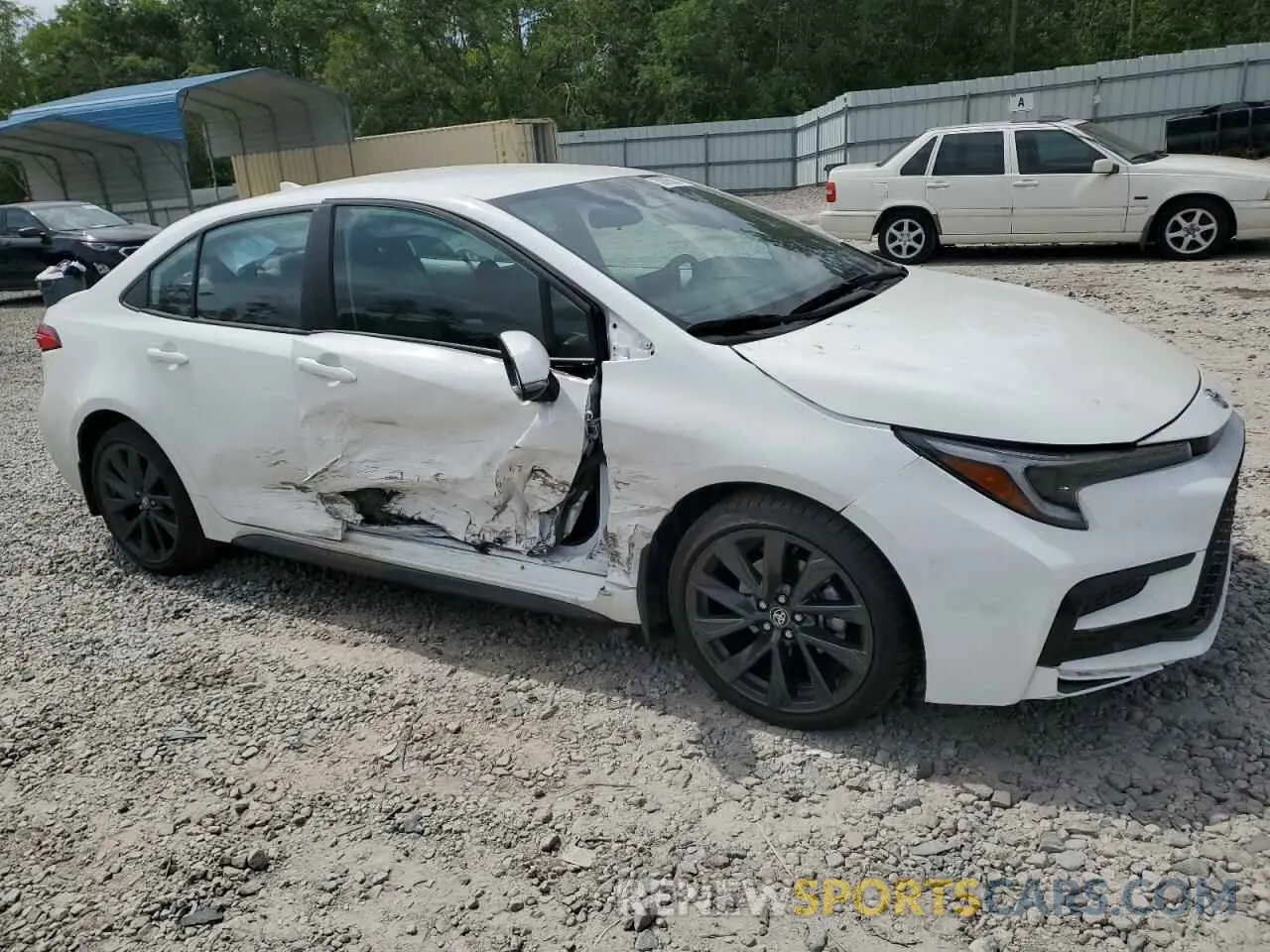 4 fotografías del automóvil dañado 5YFS4MCE6SP234762 TOYOTA COROLLA 2025