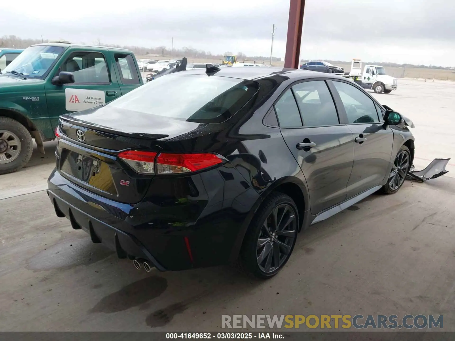 4 fotografías del automóvil dañado 5YFS4MCE7SP220658 TOYOTA COROLLA 2025
