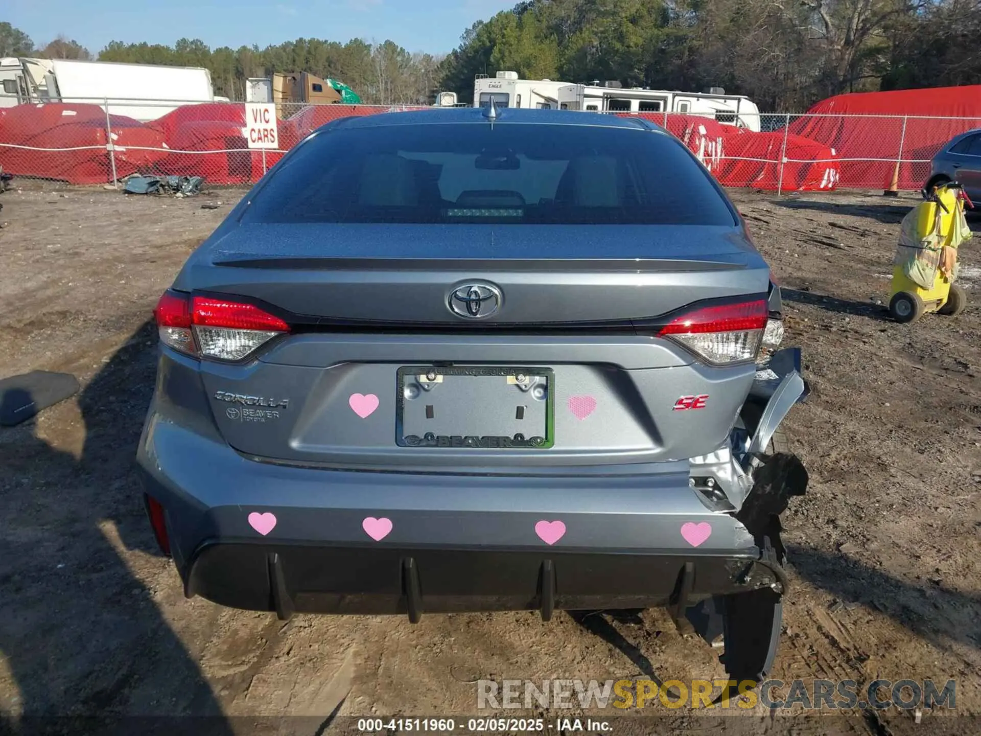 16 fotografías del automóvil dañado 5YFS4MCE8SP220829 TOYOTA COROLLA 2025