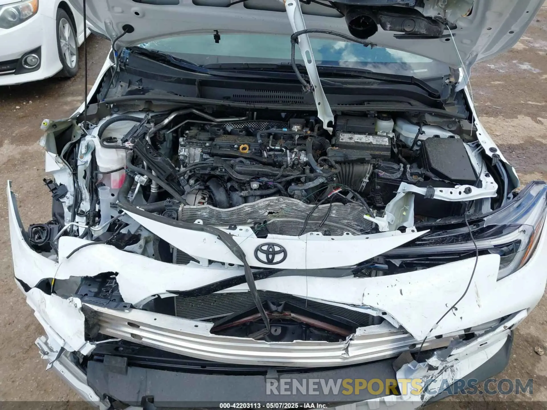 10 fotografías del automóvil dañado 5YFS4MCE8SP222483 TOYOTA COROLLA 2025