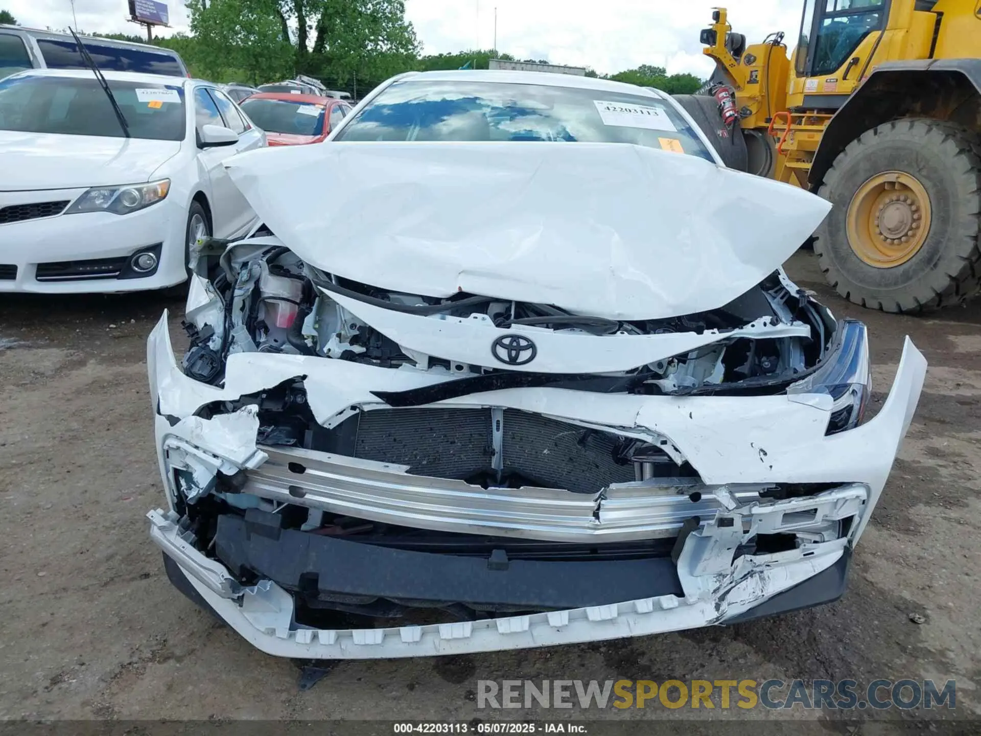 13 fotografías del automóvil dañado 5YFS4MCE8SP222483 TOYOTA COROLLA 2025
