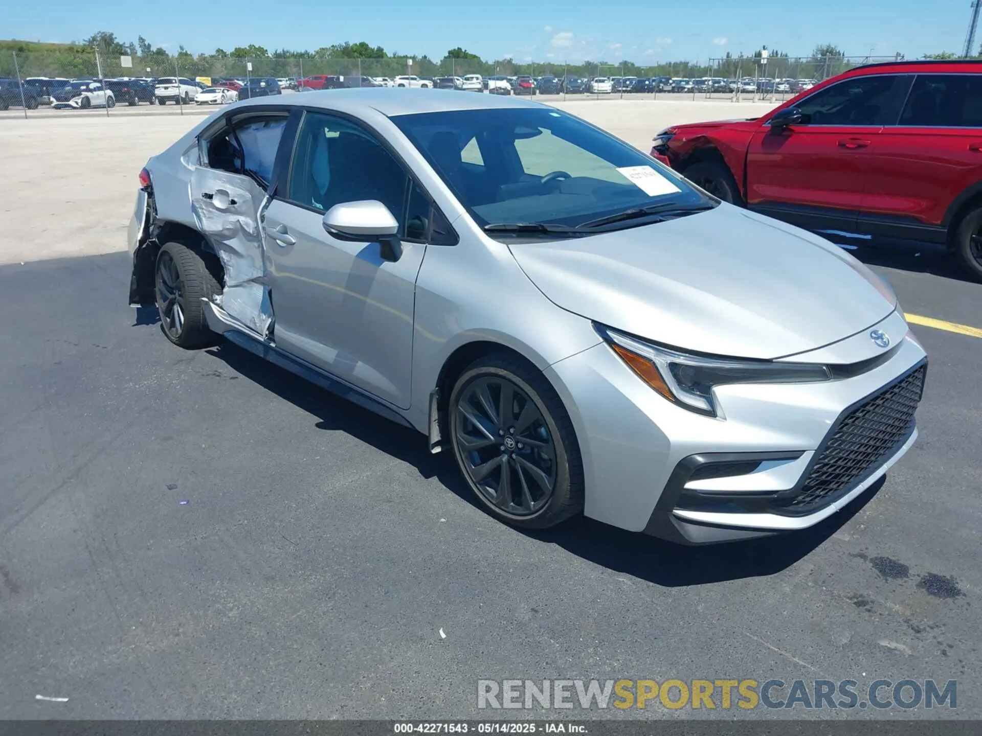 1 fotografías del automóvil dañado 5YFS4MCE8SP225237 TOYOTA COROLLA 2025