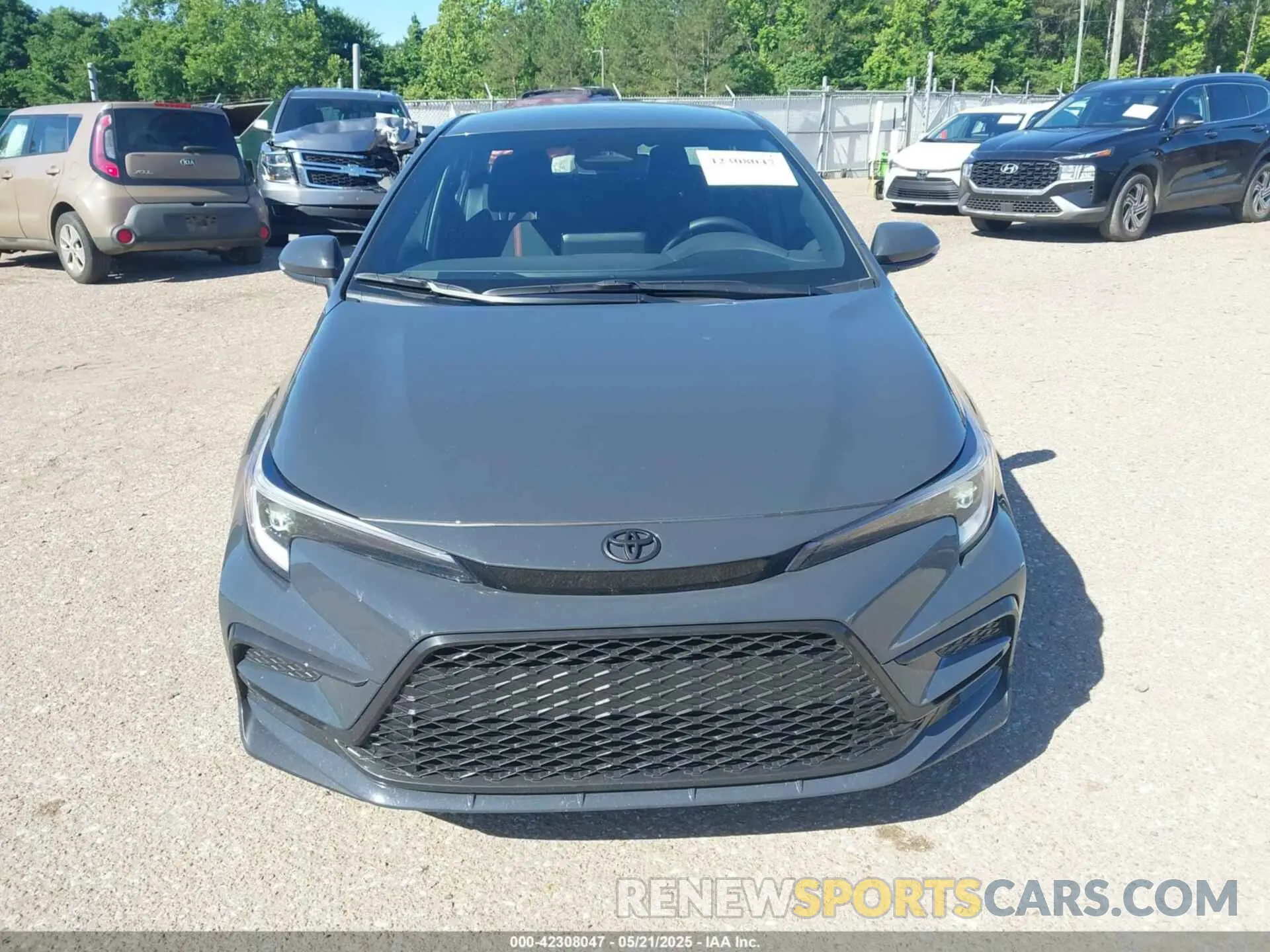 12 fotografías del automóvil dañado 5YFS4MCE8SP232429 TOYOTA COROLLA 2025