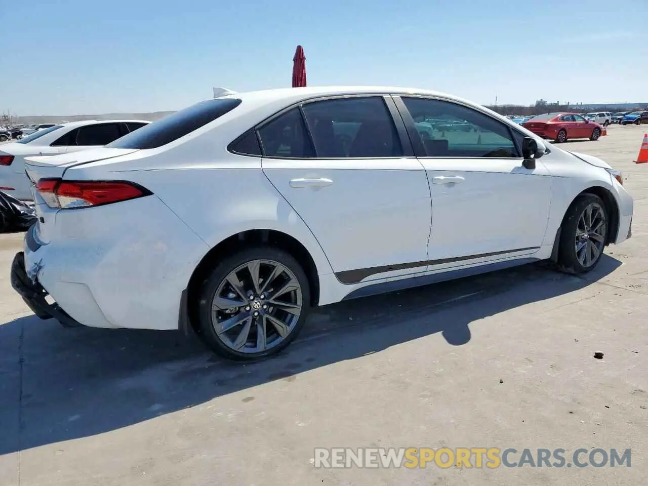 3 fotografías del automóvil dañado 5YFS4MCE9SP222332 TOYOTA COROLLA 2025