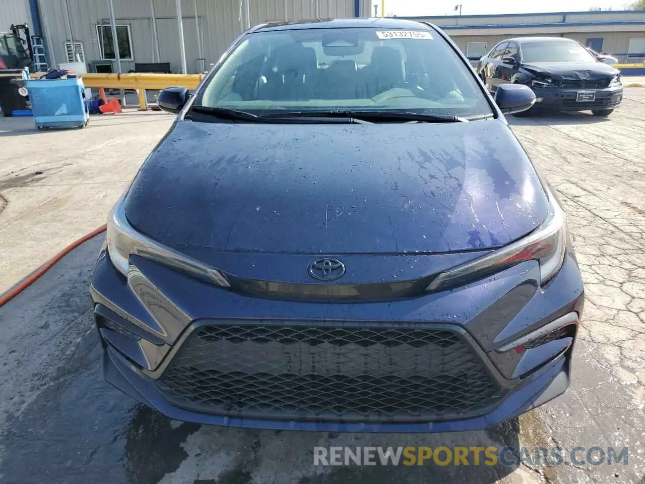 5 fotografías del automóvil dañado 5YFS4MCE9SP223965 TOYOTA COROLLA 2025