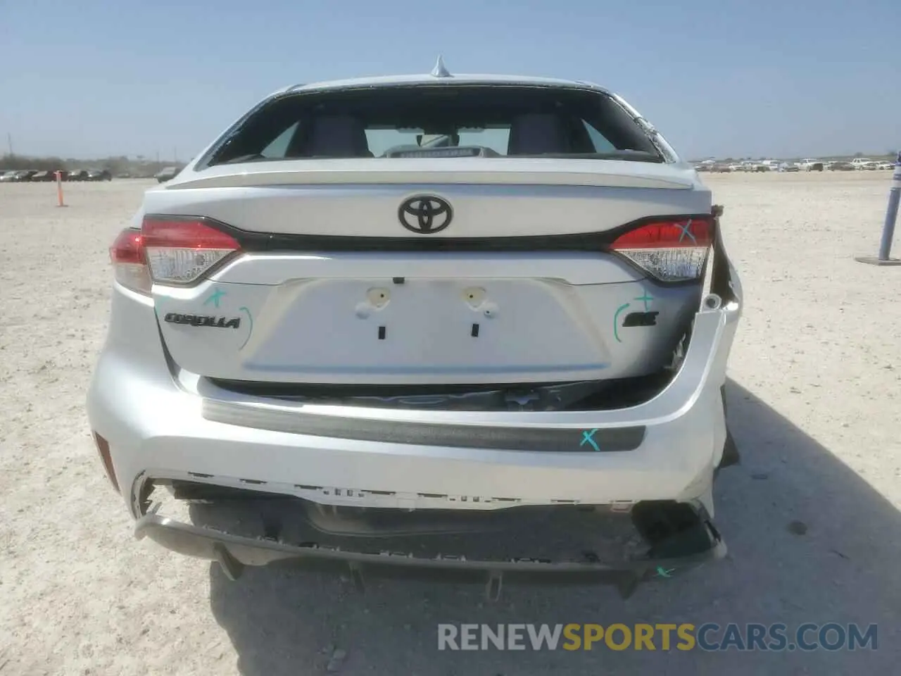6 fotografías del automóvil dañado 5YFS4MCE9SP230432 TOYOTA COROLLA 2025