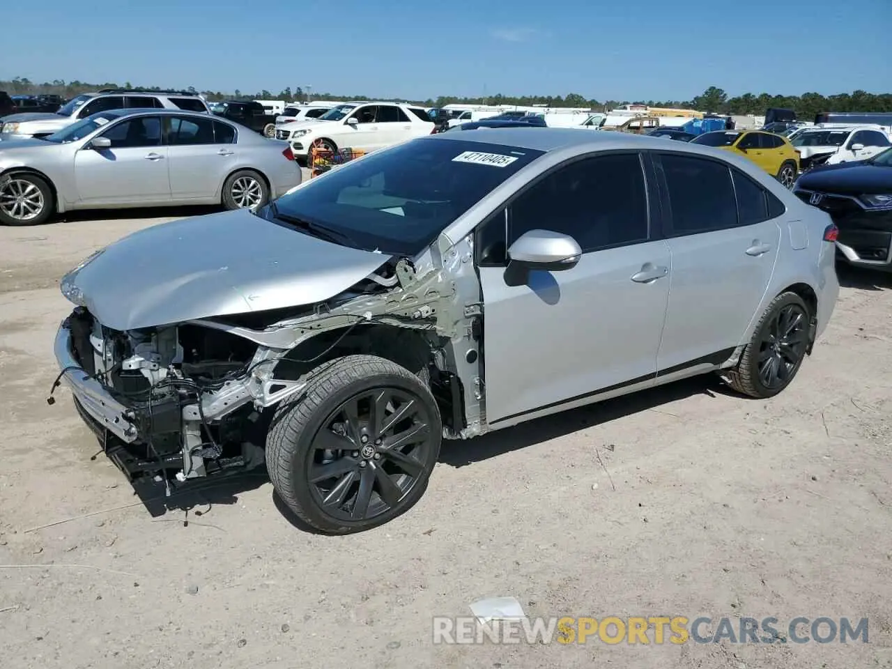 1 fotografías del automóvil dañado 5YFS4MCEXSP227488 TOYOTA COROLLA 2025
