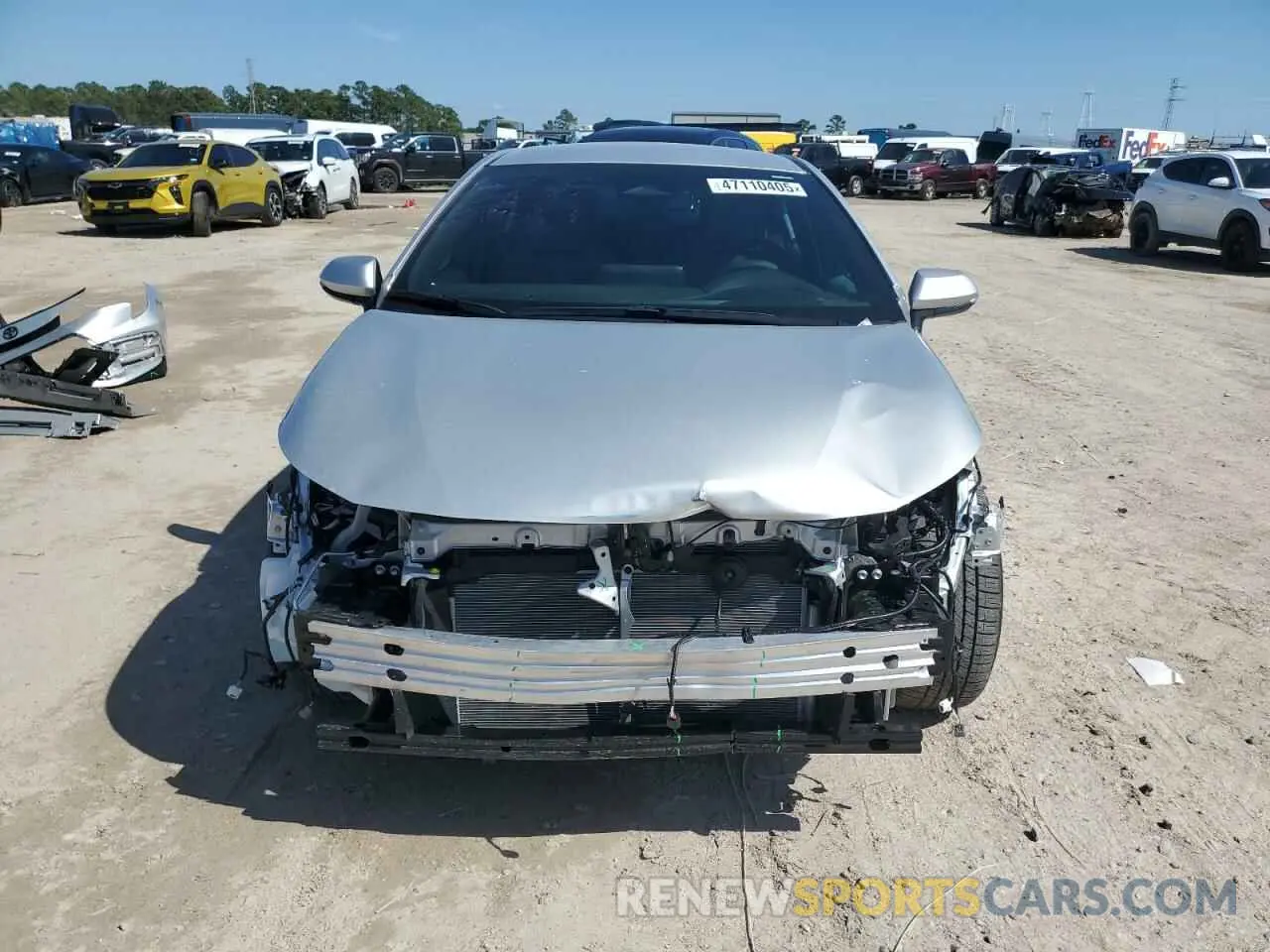 5 fotografías del automóvil dañado 5YFS4MCEXSP227488 TOYOTA COROLLA 2025