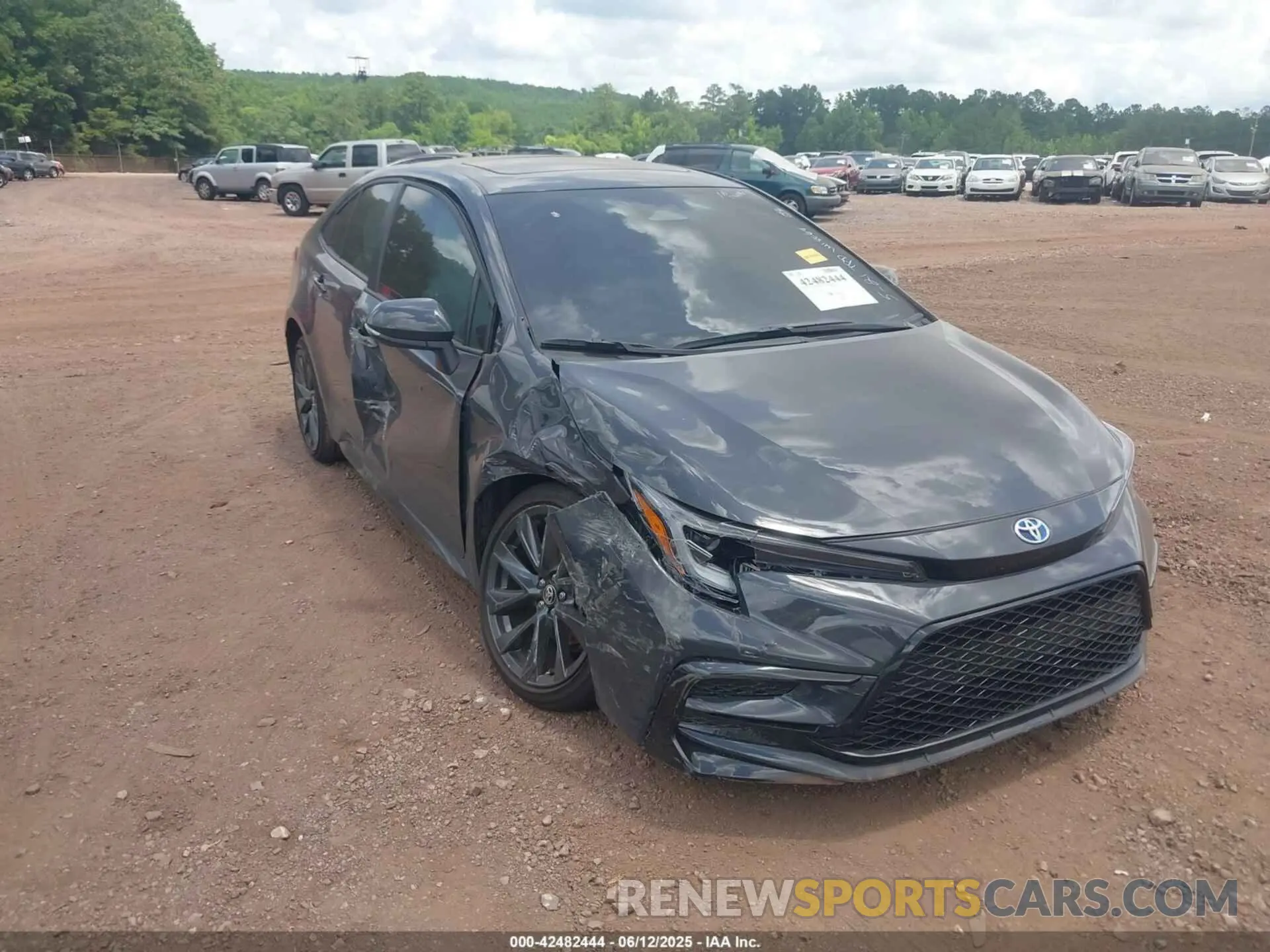 1 fotografías del automóvil dañado JTDBCMFE2S3078064 TOYOTA COROLLA 2025