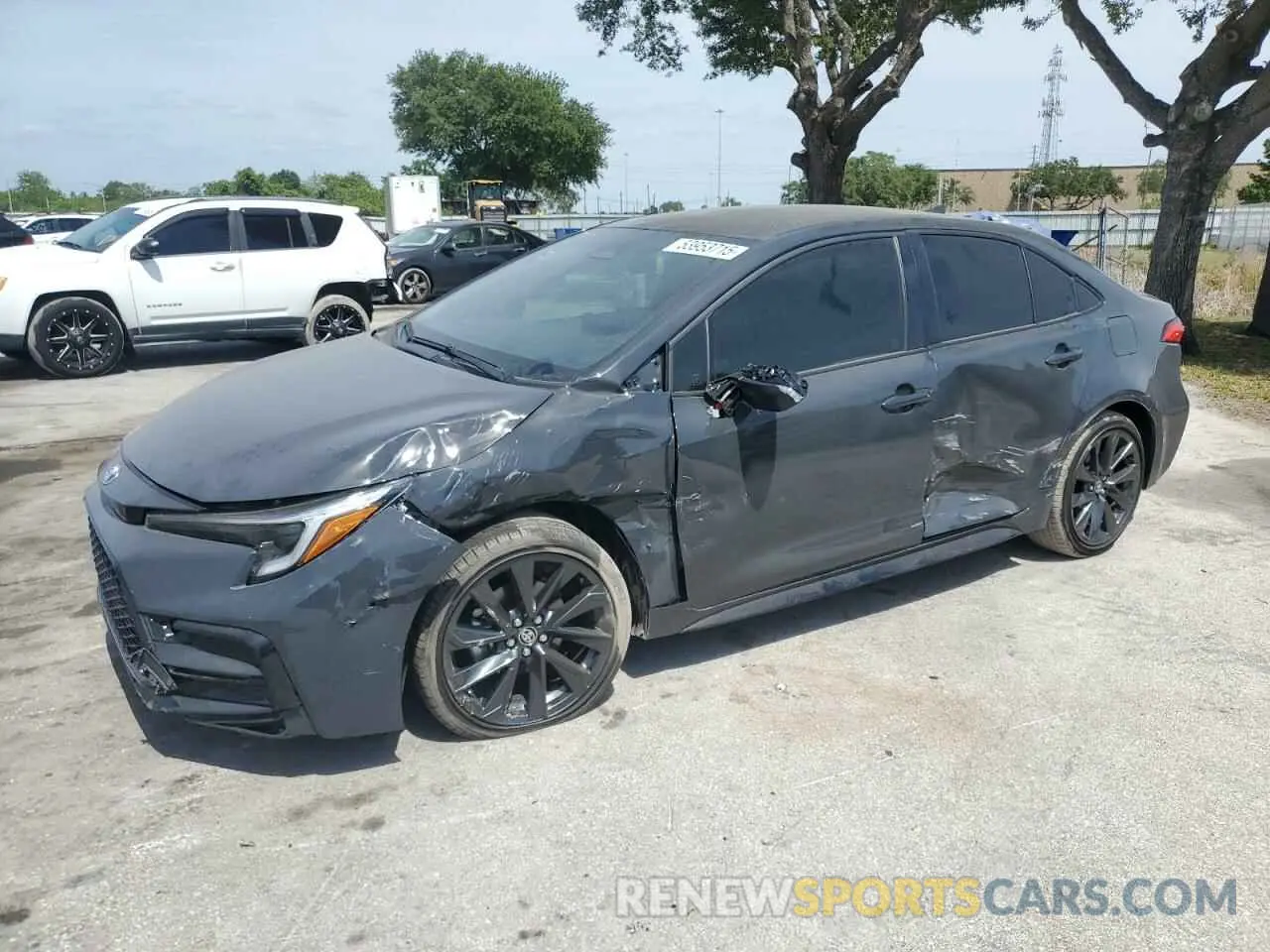 1 fotografías del automóvil dañado JTDBCMFE2S3086133 TOYOTA COROLLA 2025