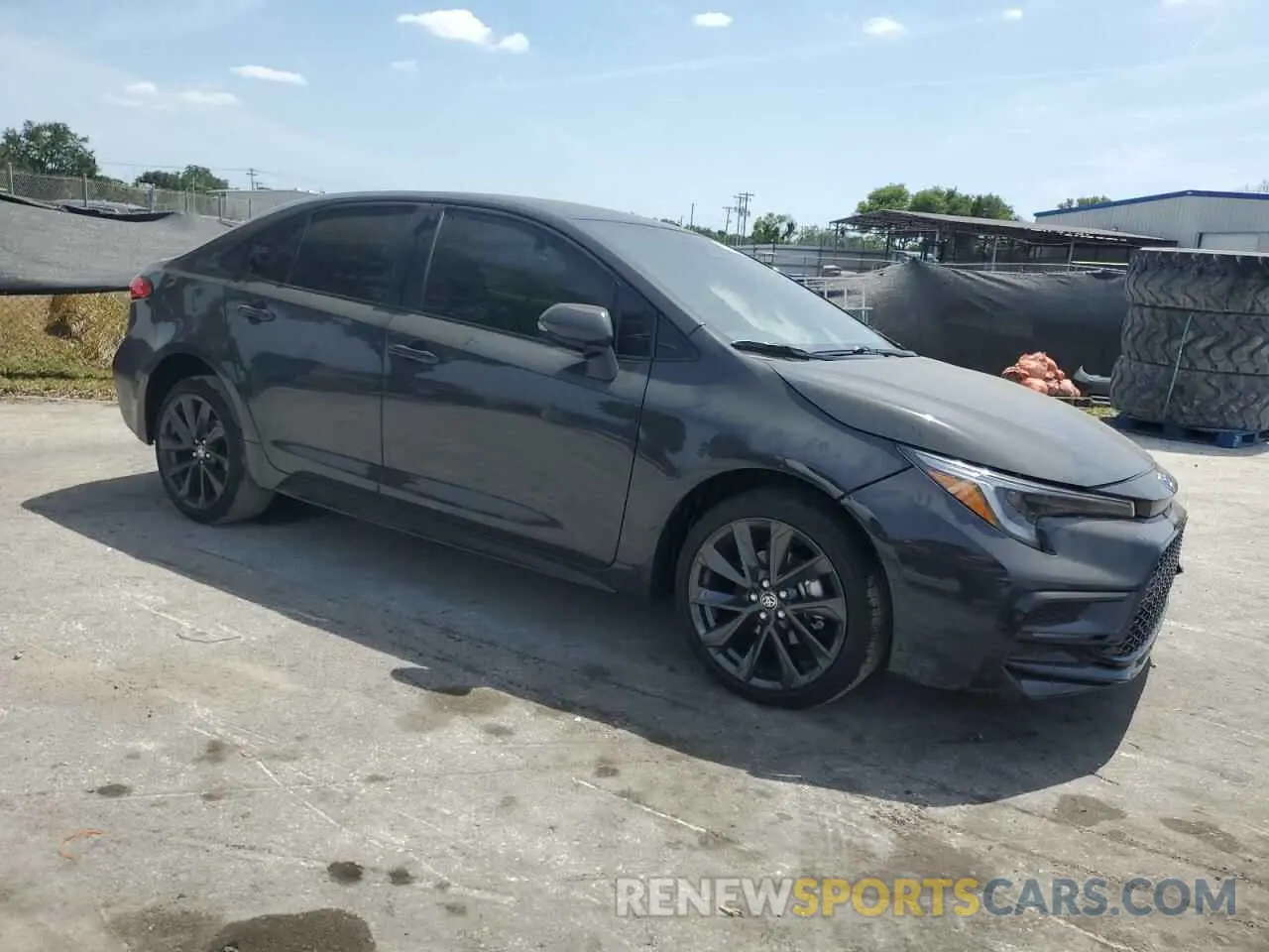 4 fotografías del automóvil dañado JTDBCMFE2S3086133 TOYOTA COROLLA 2025