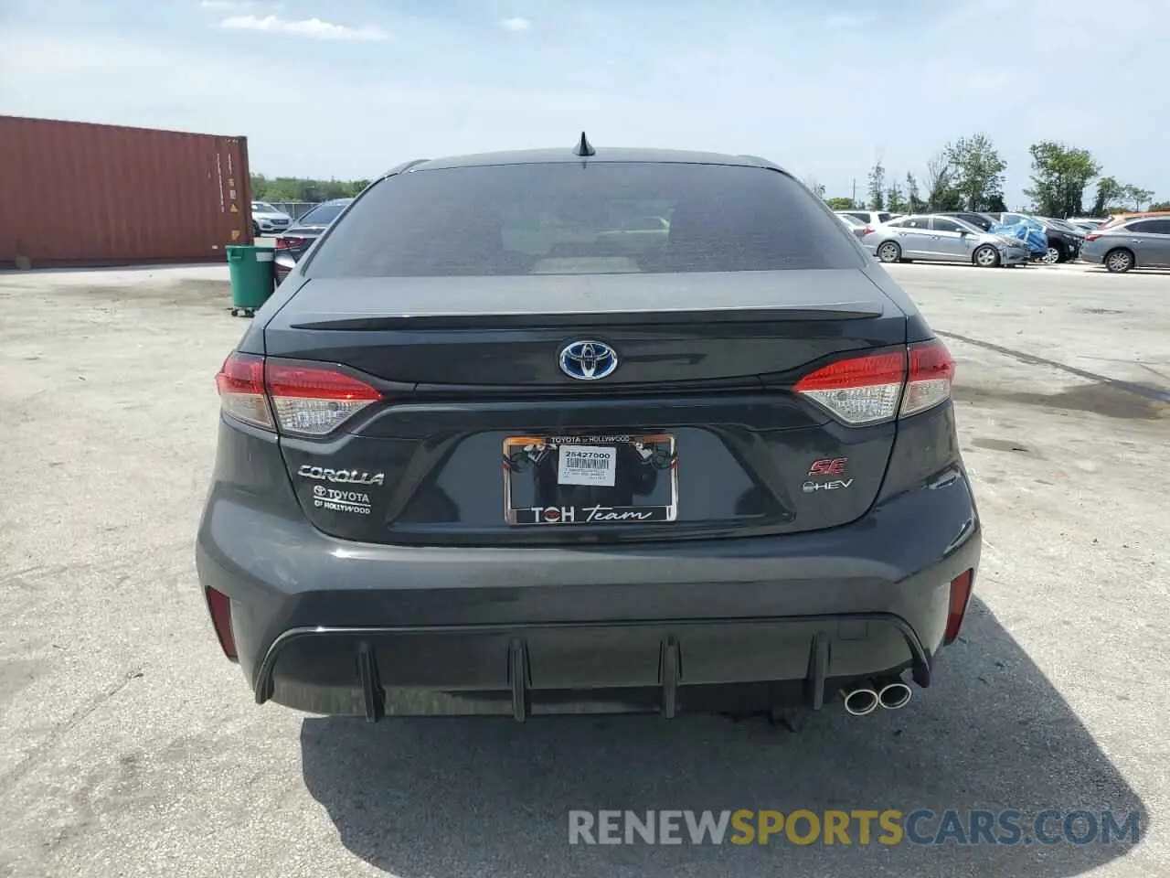 6 fotografías del automóvil dañado JTDBCMFE2S3086133 TOYOTA COROLLA 2025
