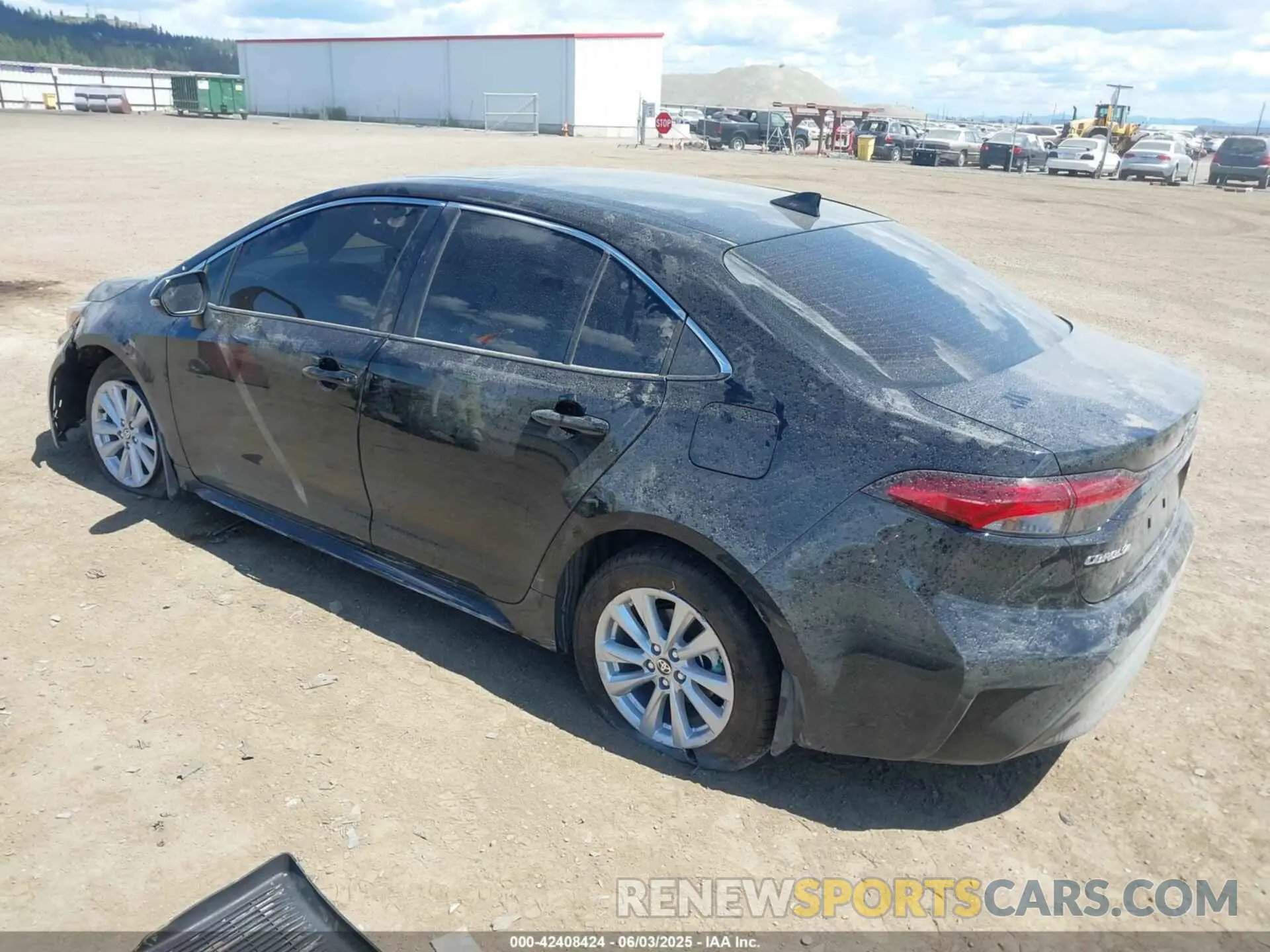 3 fotografías del automóvil dañado JTDBCMFE2SJ042161 TOYOTA COROLLA 2025