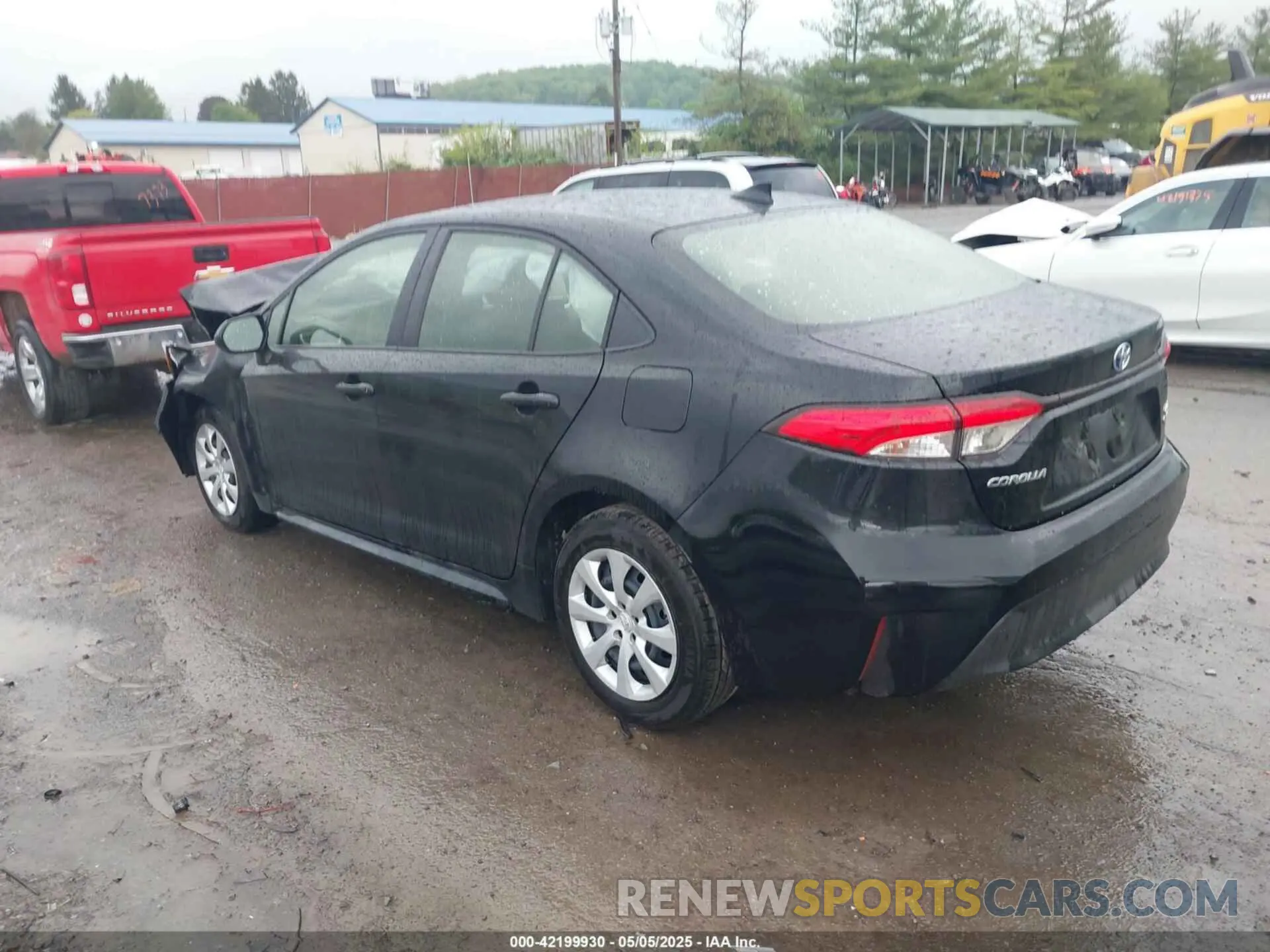 3 fotografías del automóvil dañado JTDBCMFE3S3075903 TOYOTA COROLLA 2025