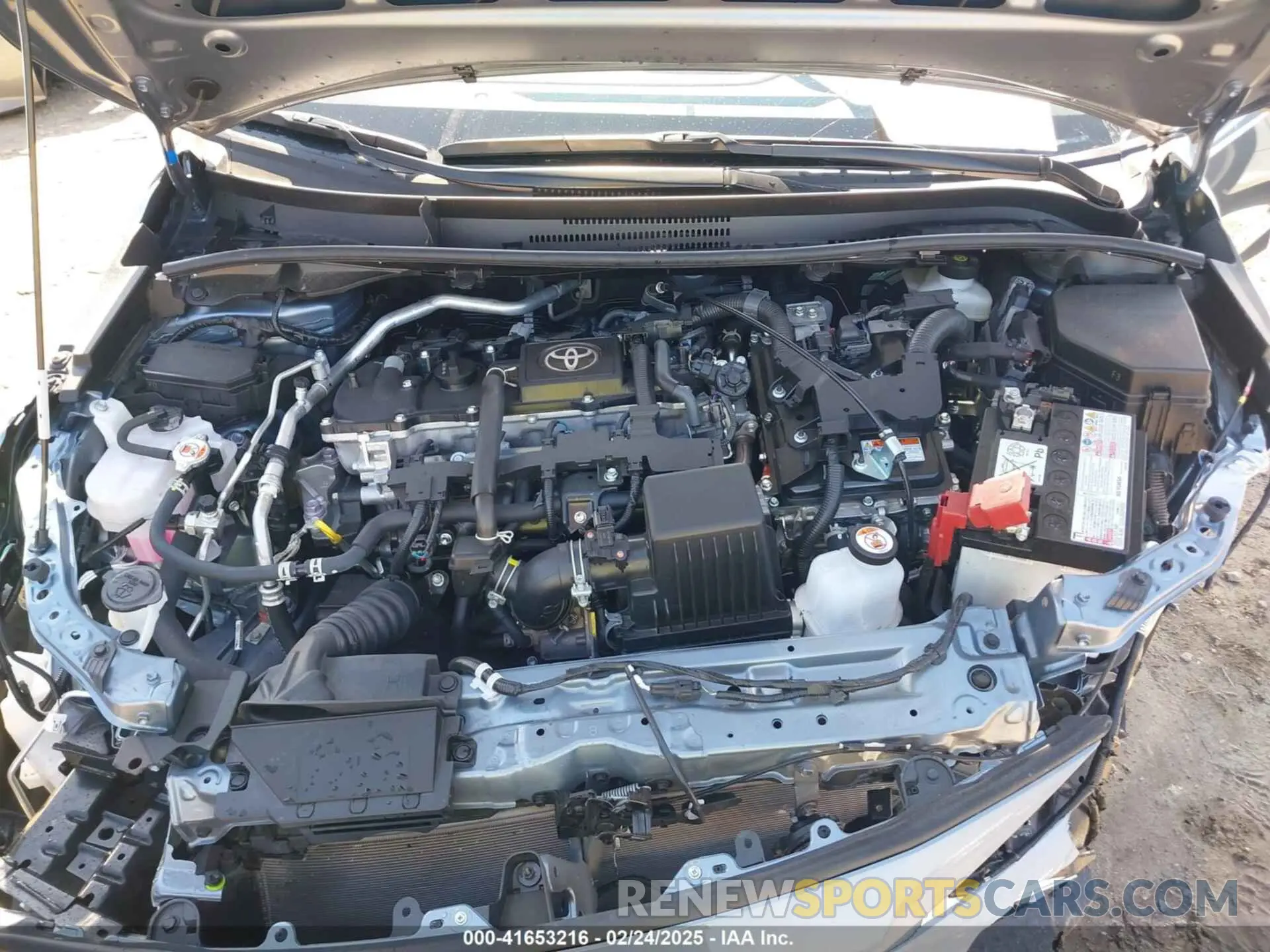 10 fotografías del automóvil dañado JTDBCMFE4S3069852 TOYOTA COROLLA 2025