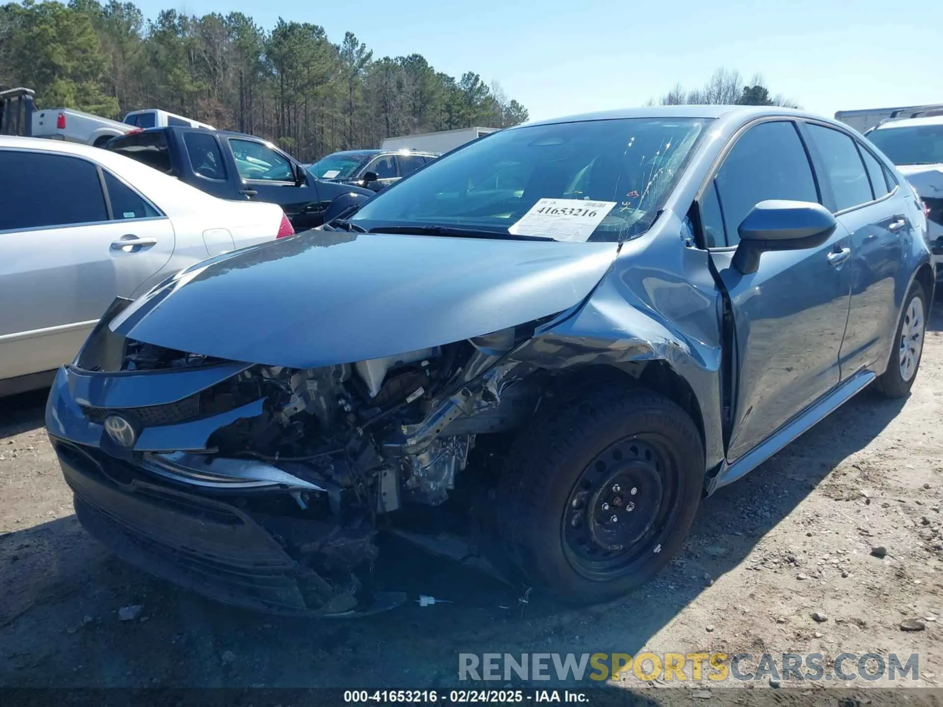 6 fotografías del automóvil dañado JTDBCMFE4S3069852 TOYOTA COROLLA 2025