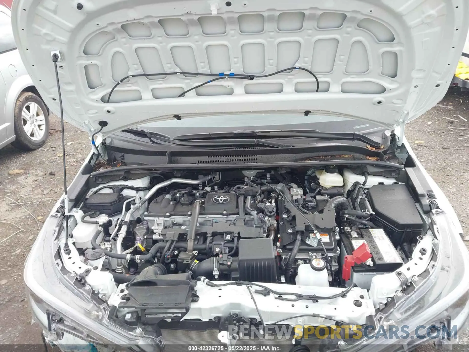 10 fotografías del automóvil dañado JTDBCMFE4S3072881 TOYOTA COROLLA 2025