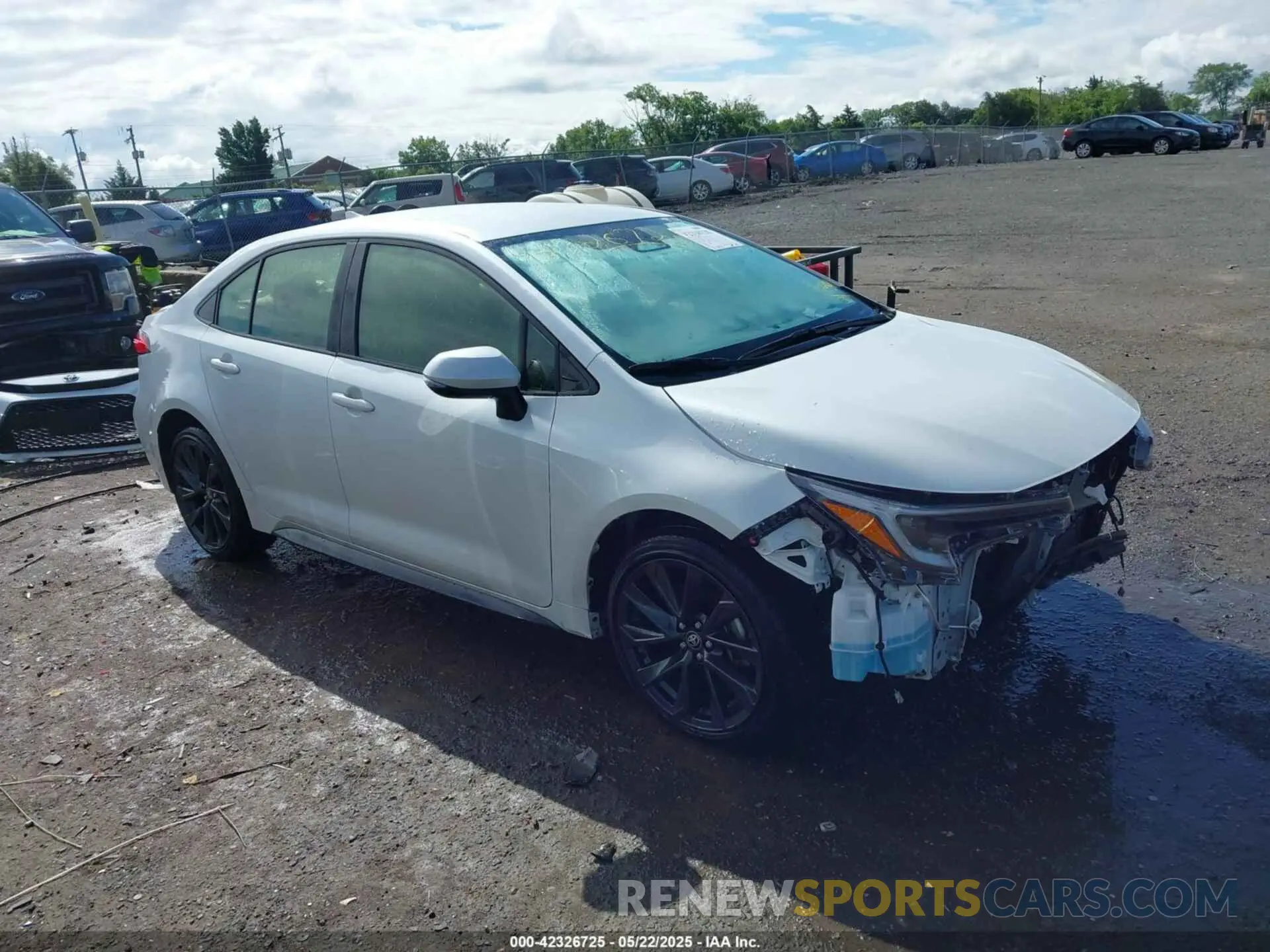 14 fotografías del automóvil dañado JTDBCMFE4S3072881 TOYOTA COROLLA 2025