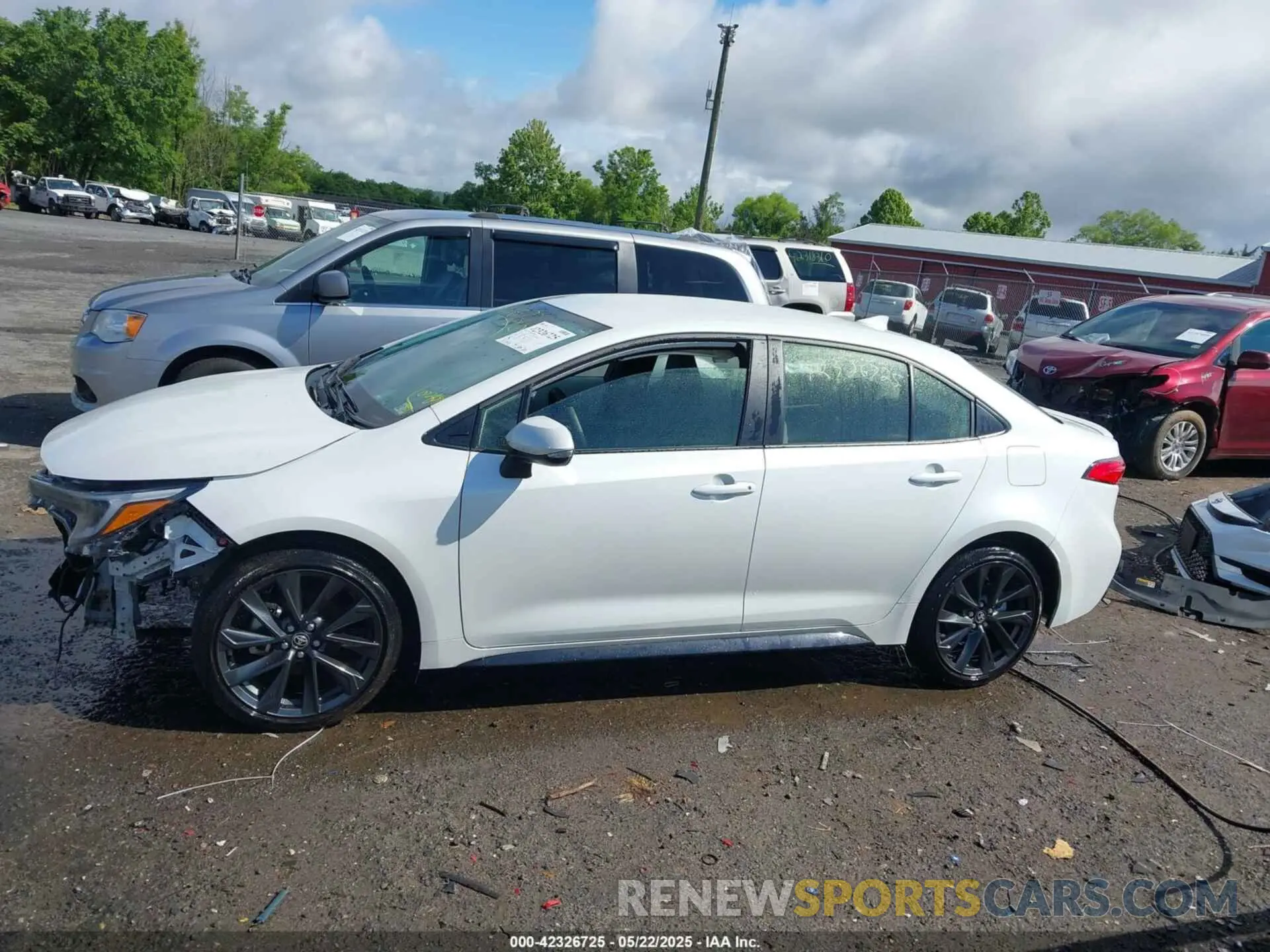 15 fotografías del automóvil dañado JTDBCMFE4S3072881 TOYOTA COROLLA 2025